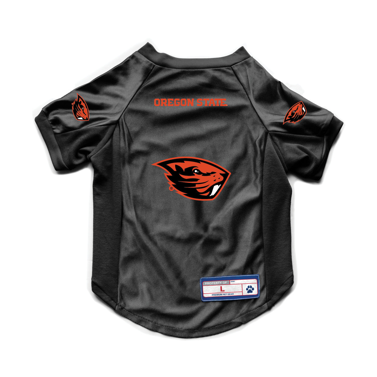 Oregon State Beavers Pet Jersey Stretch Size Big Dog - Special Order