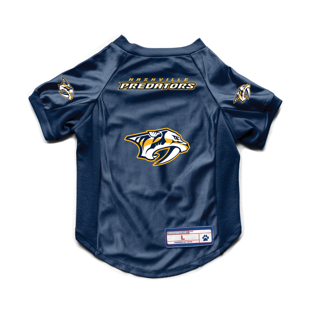 Nashville Predators Pet Jersey Stretch Size Xl - Special Order