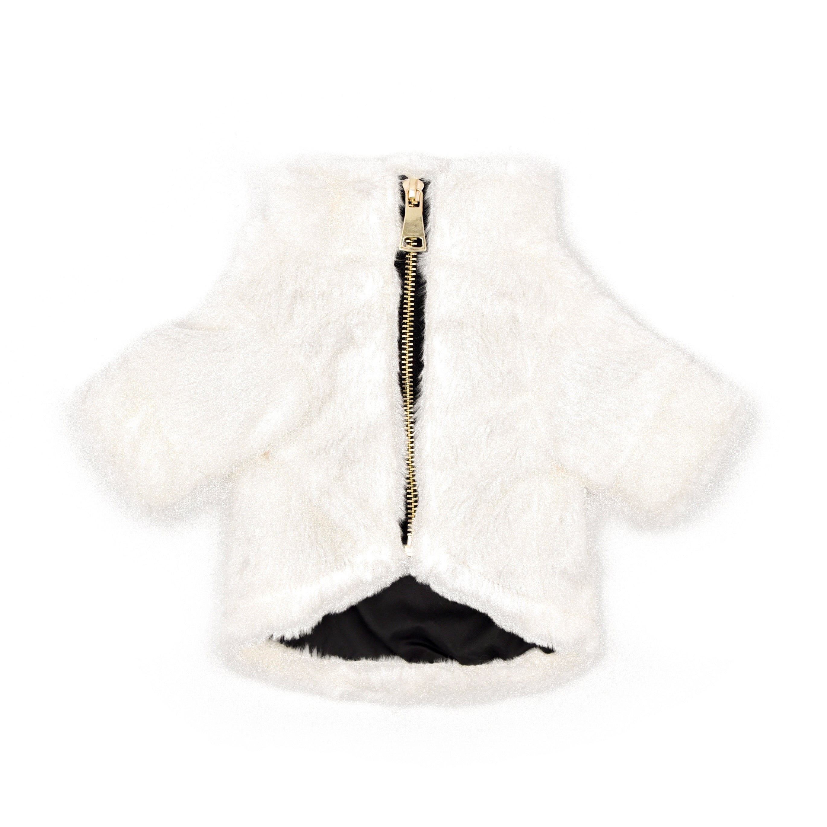 Fur Elise Furi Pet Coat - Bone