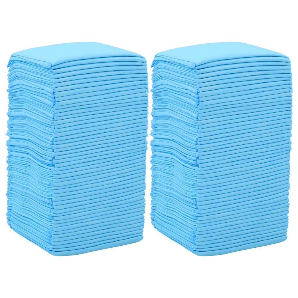 Vidaxl Pet Training Pads - Highly Absorbent, Multi-Layered Pee Pads For Dogs, 23.6'X23.6', Leak-Proof Doggy Pads, 100 Pack