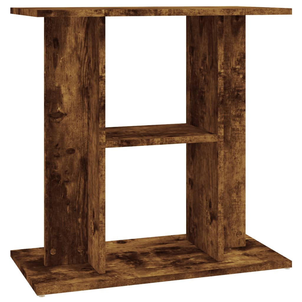 Vidaxl Aquarium Stand Smoked Oak 60X30X60 Cm Engineered Wood