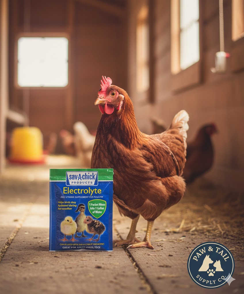 Sav-A-Chick Poultry Vitamins Electrolytes Bird Supplement Stress Relief 9PCK