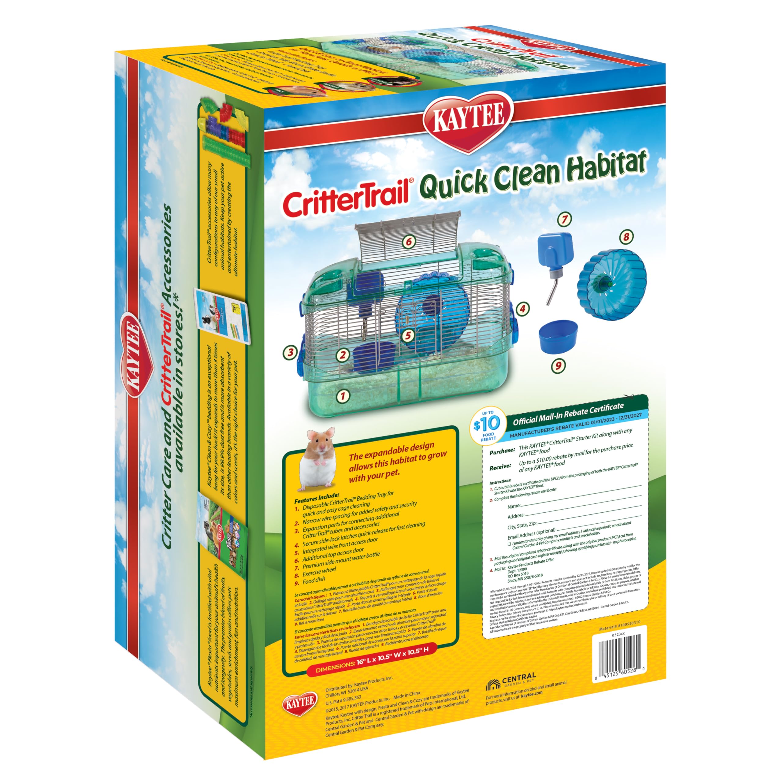 PI CRITTER TRAIL QUICK CLEAN HAB