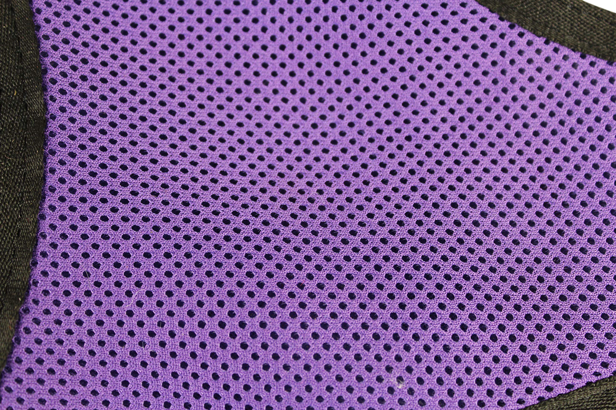 Cutenfuzzy Comfort Mesh Breathable Adjustable Dog Harness Vest With 6 Month Warranty, Purple, Medium
