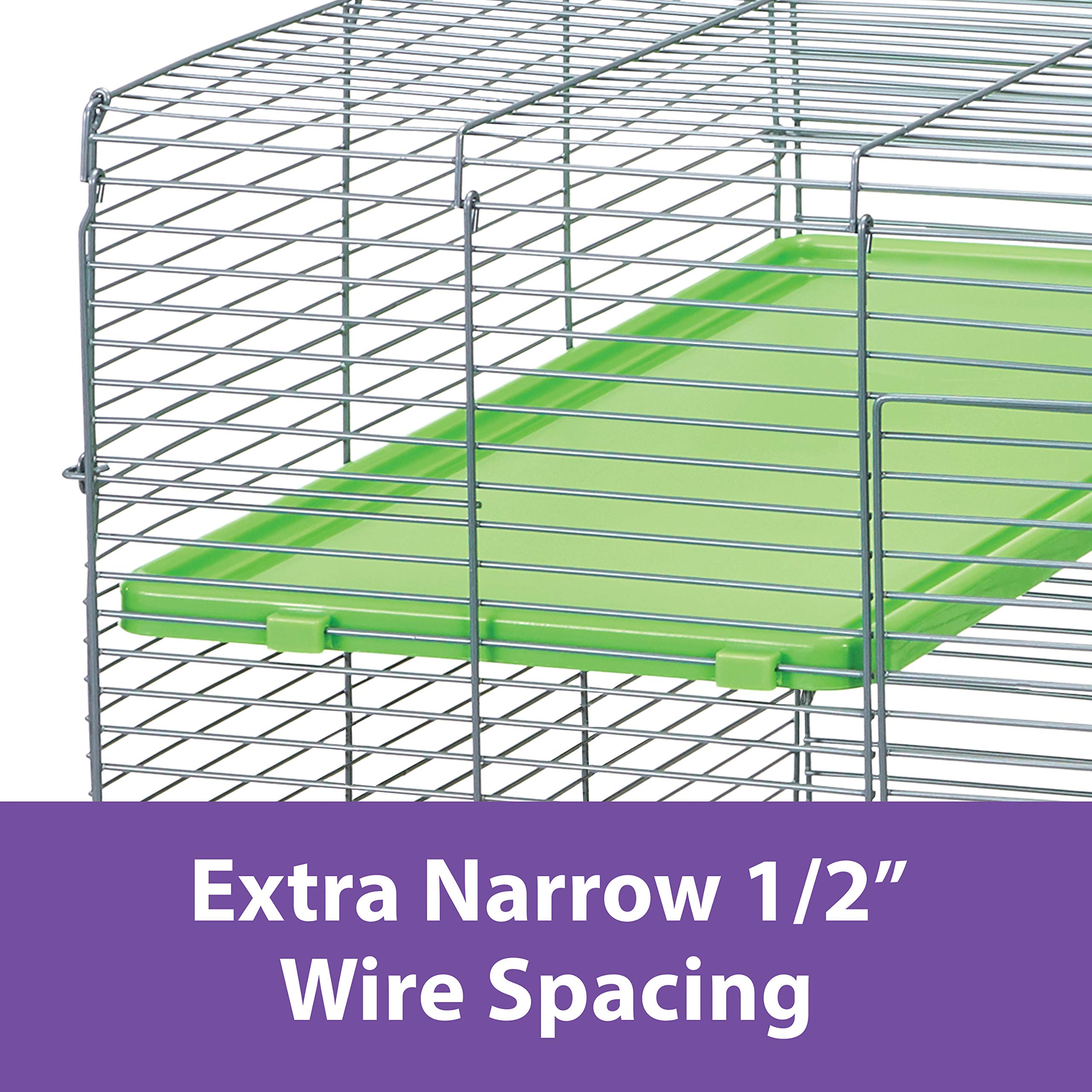 Kaytee My First Home Multi-Level Exotics Habitat for Pet Chinchillas, Rats, Degus, Sugar Gliders and Other Exotic Small Animals