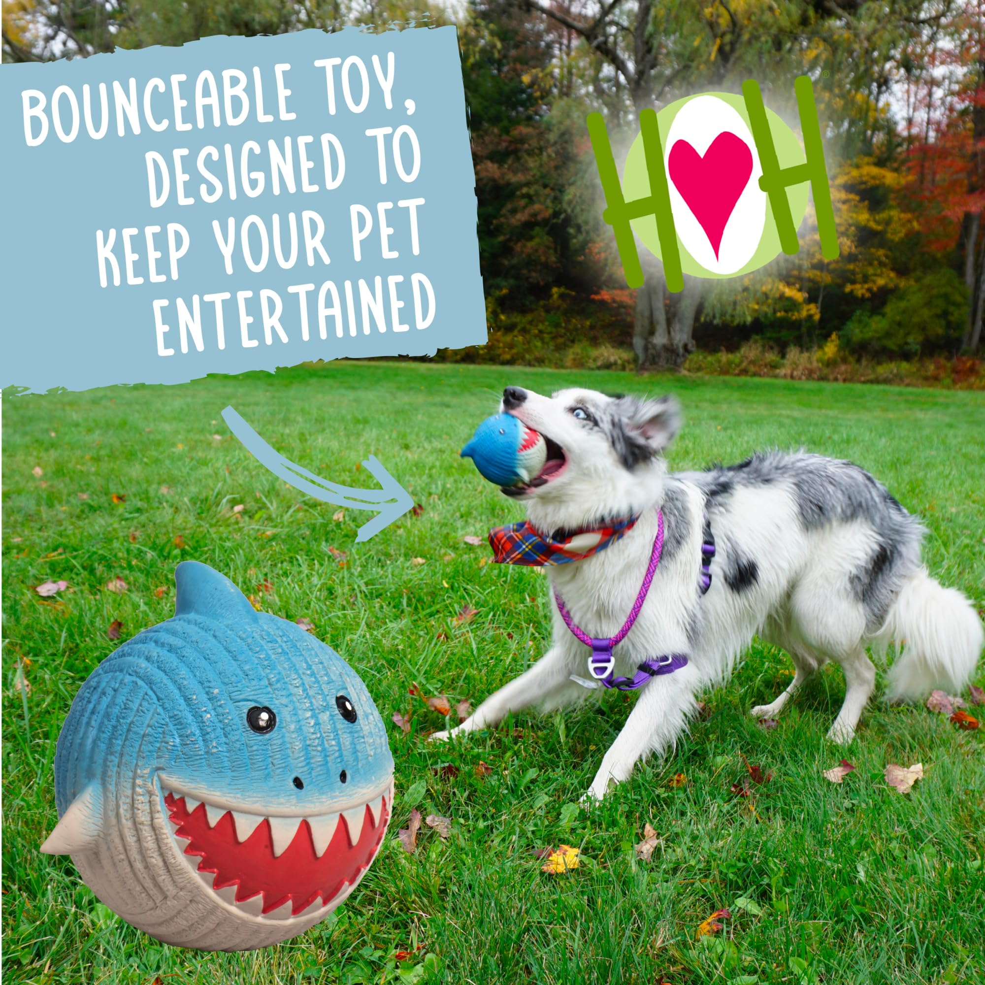 HuggleHounds Ruff-Tex Squeaky Tough Dog Chew Toy All Natural, Pig, Small for Large Breeds
