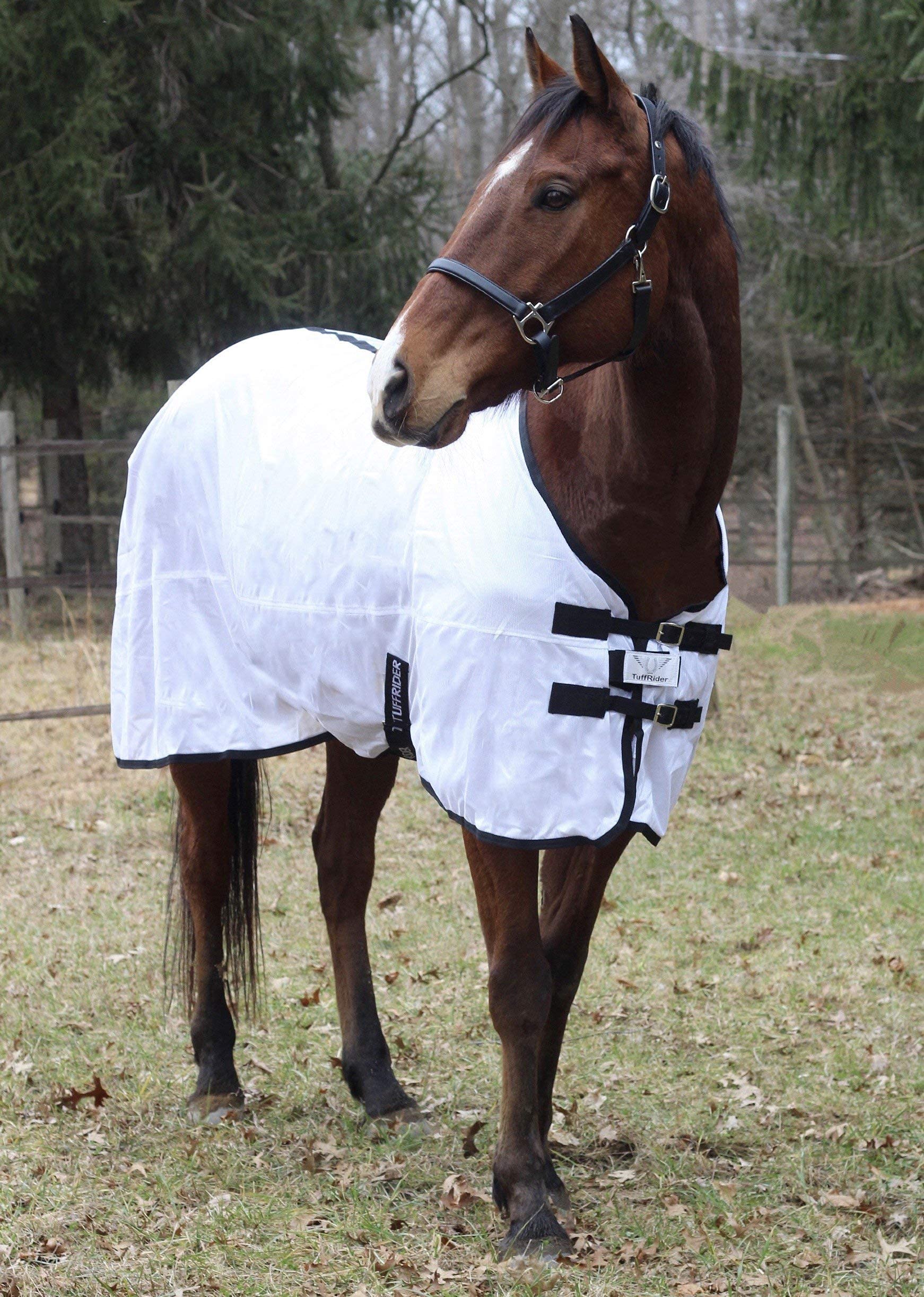 Tuffrider Comfy Mesh Sneck Fly Sheet 81 White