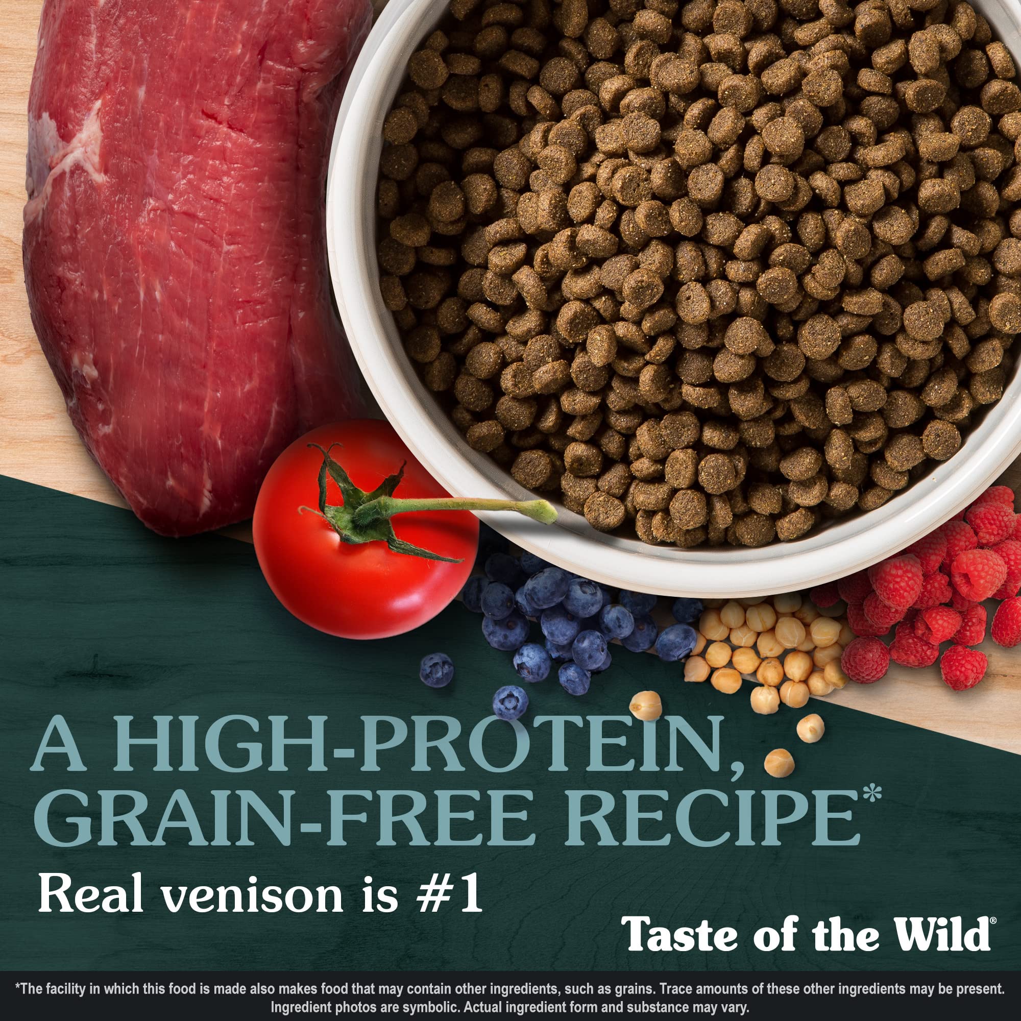 Taste of the Wild Appalachian Valley Small Breed Grain-Free Recipe with Roasted Venison Dry Adult Dog Food, Made with High Prote