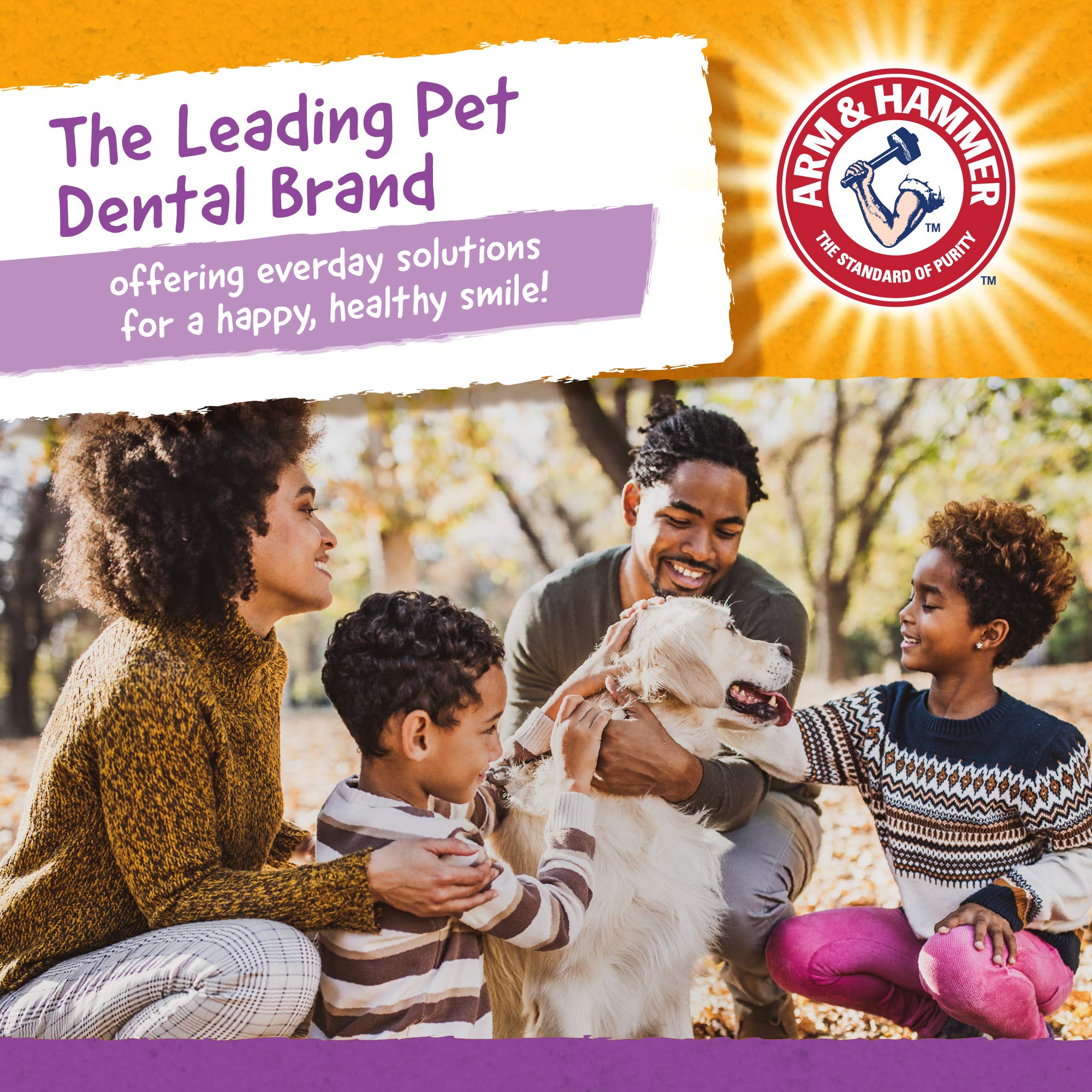 Arm & Hammer for Pets Nubbies Dental Treats for Dogs with Baking Soda & Calcium, Treat Chews Help Fight Bad Breath, Plaque & Tar