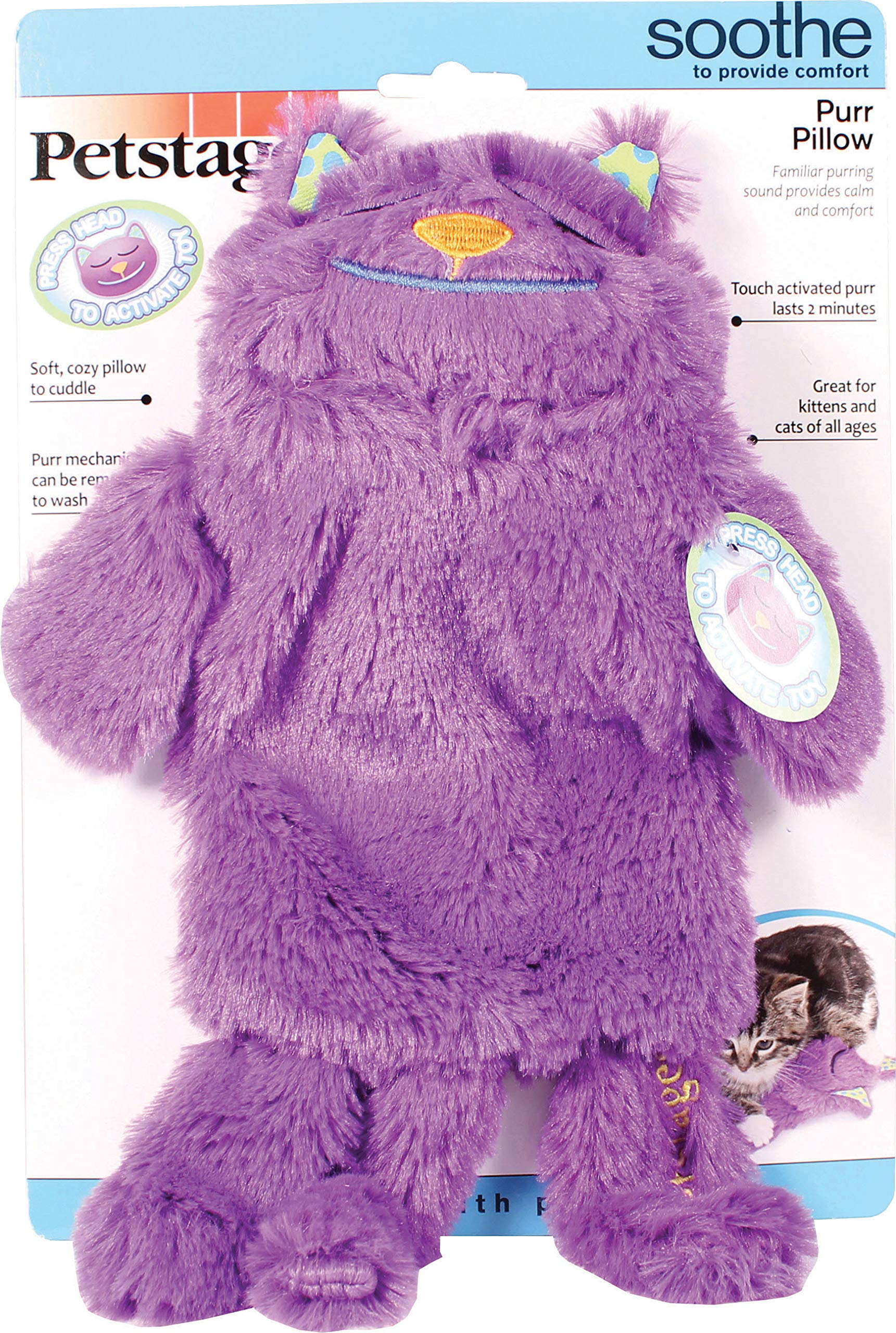 Catstages Purr Pillow Kitty Soothing Plush Cat Toy