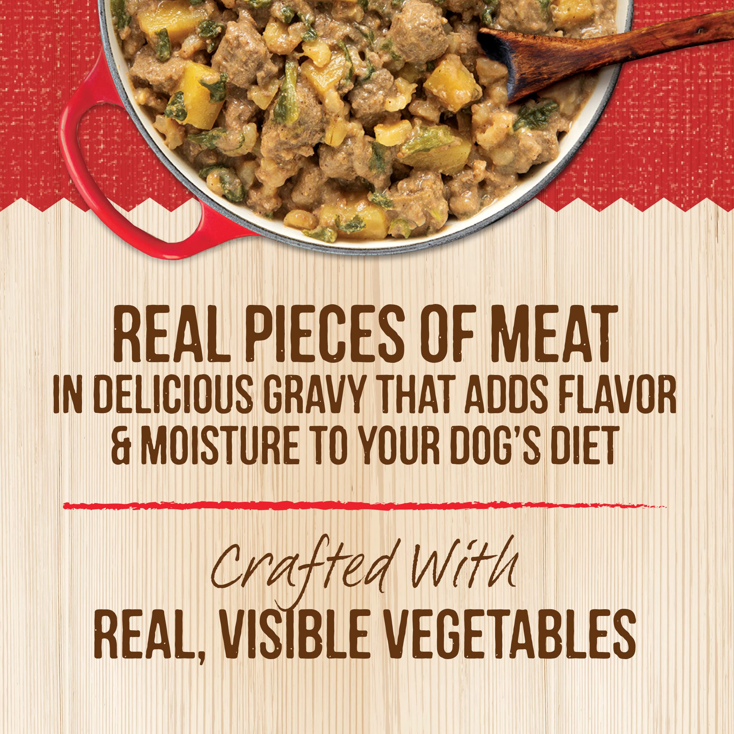 Merrick Kitchen Comforts Healthy and Natural Canned Adult Dog Food with Gravy, Beef Tips and Rice Stew - (Pack of 12) 12.7 oz. C