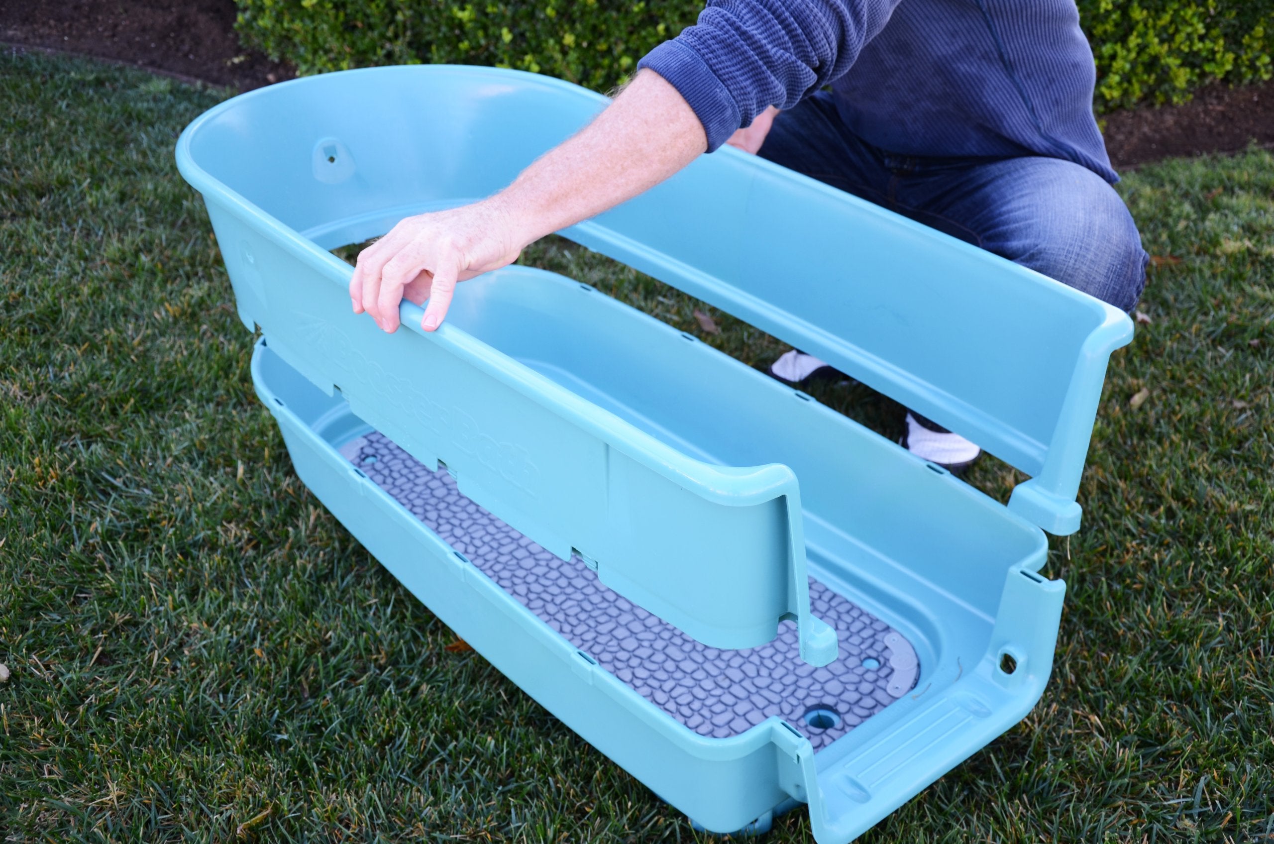 Booster Bath Elevated Pet Bathing, Teal, Large (Pack Of 1)