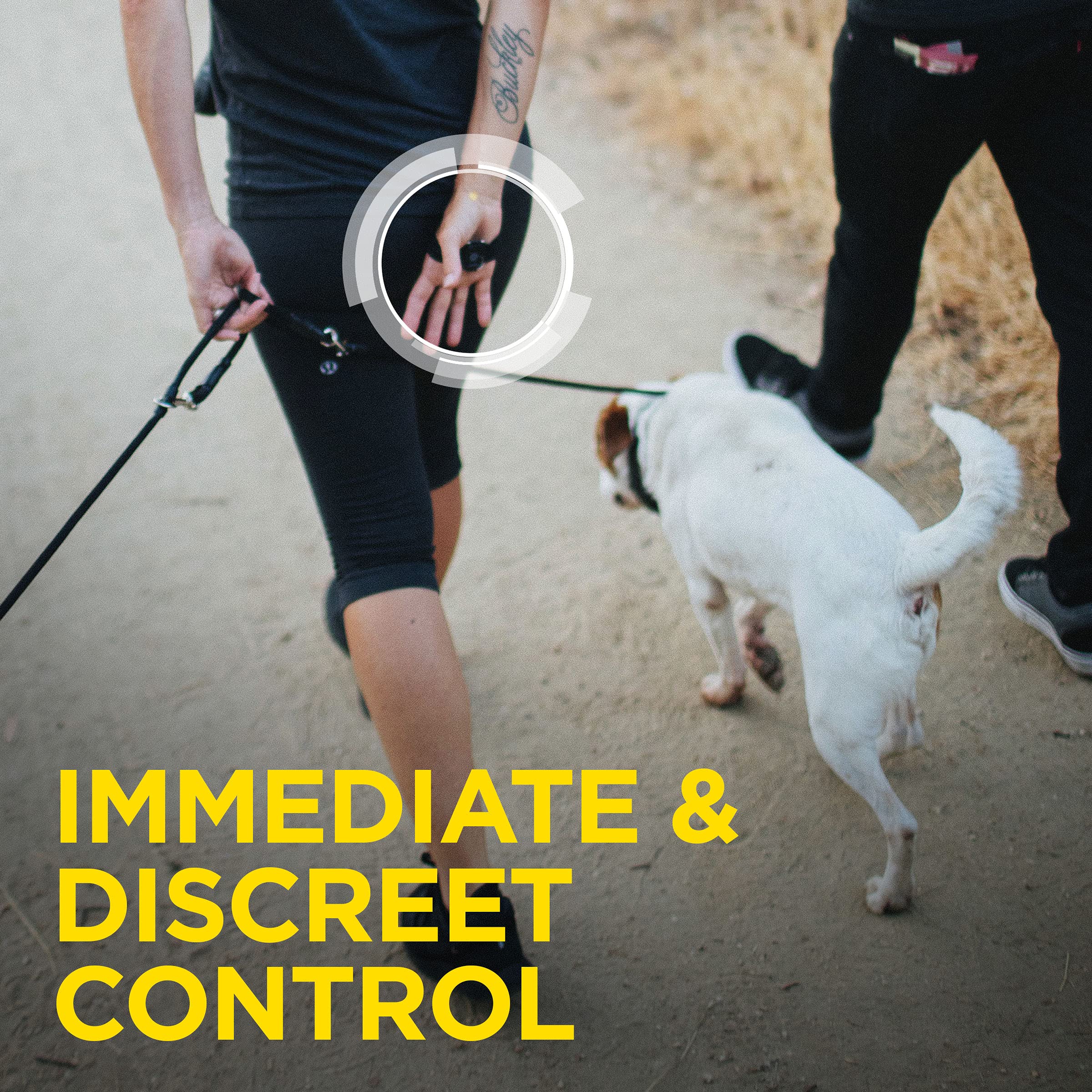 Dogtra 1900S Handsfree Plus Dog Training Collar With Remote For Medium And Large Dogs - 3/4 Mile Range, Electric Dog Collar, Waterproof, Vibrating, Rechargeable Correction Ecollar, 127 Training Levels