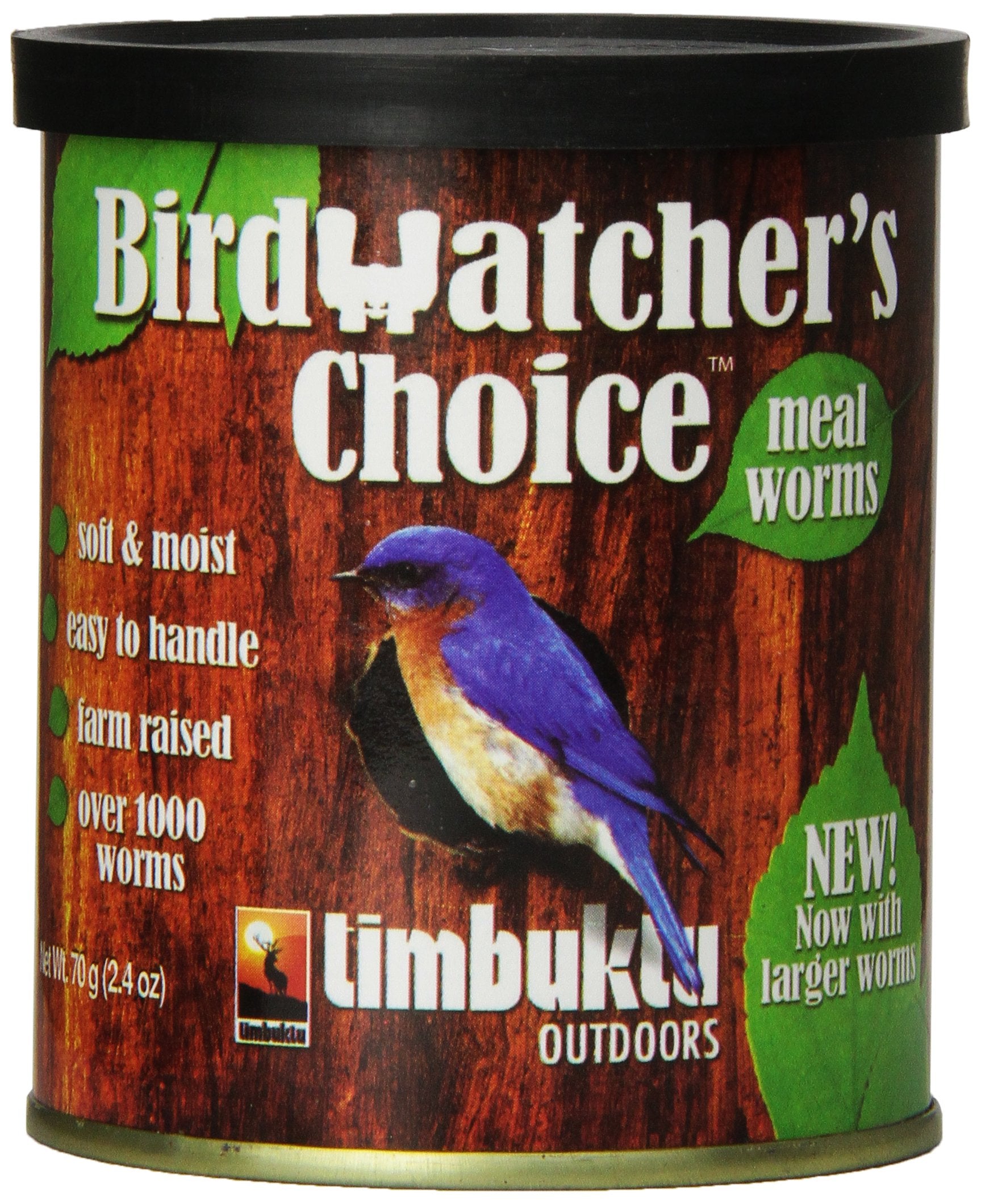BirdwatcherS Choice: Small Meal Worms, 70 G / 2.5 Oz