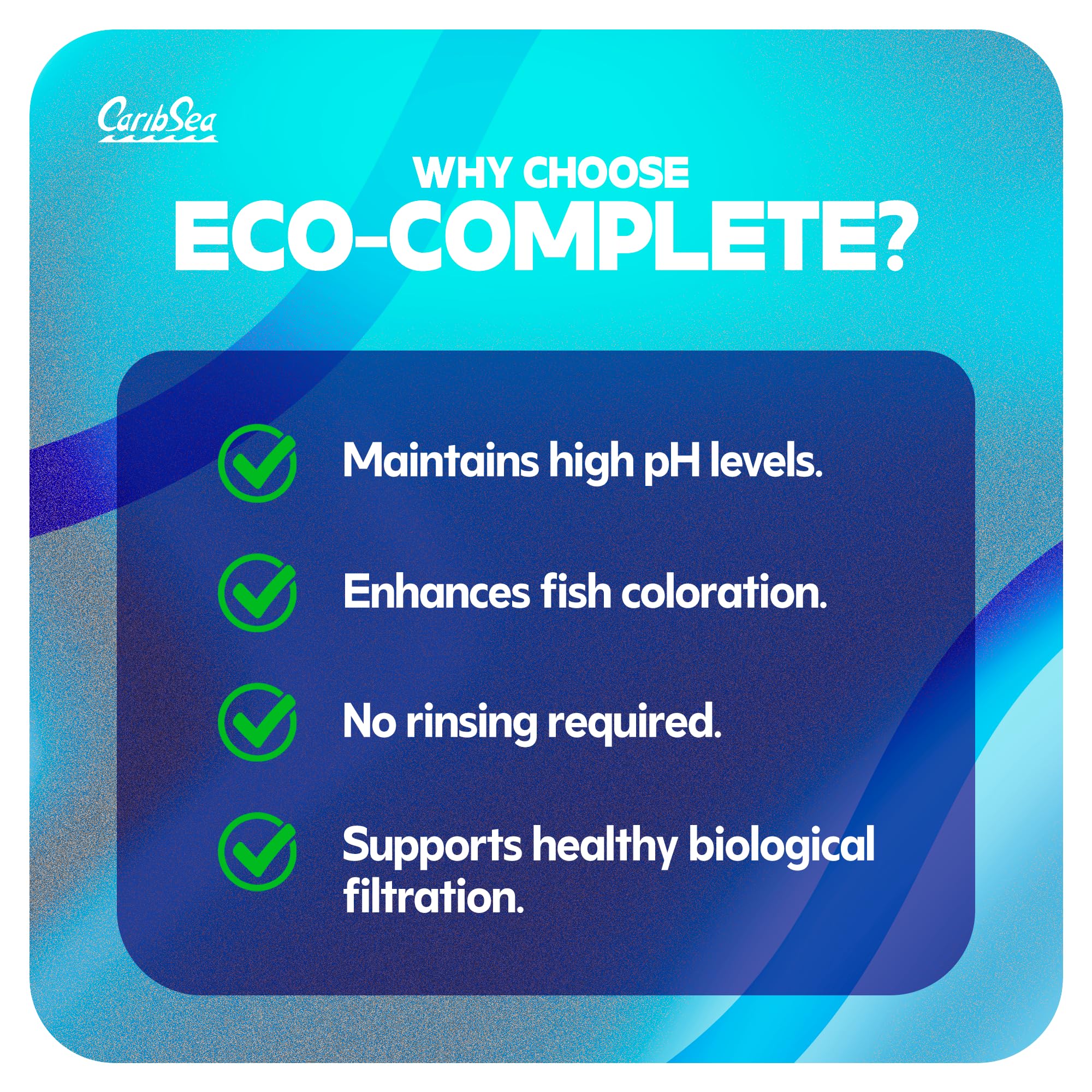 Carib Sea Eco-Complete African Cichlid Substrate, 20-Pound, Live Sand For Aquarium