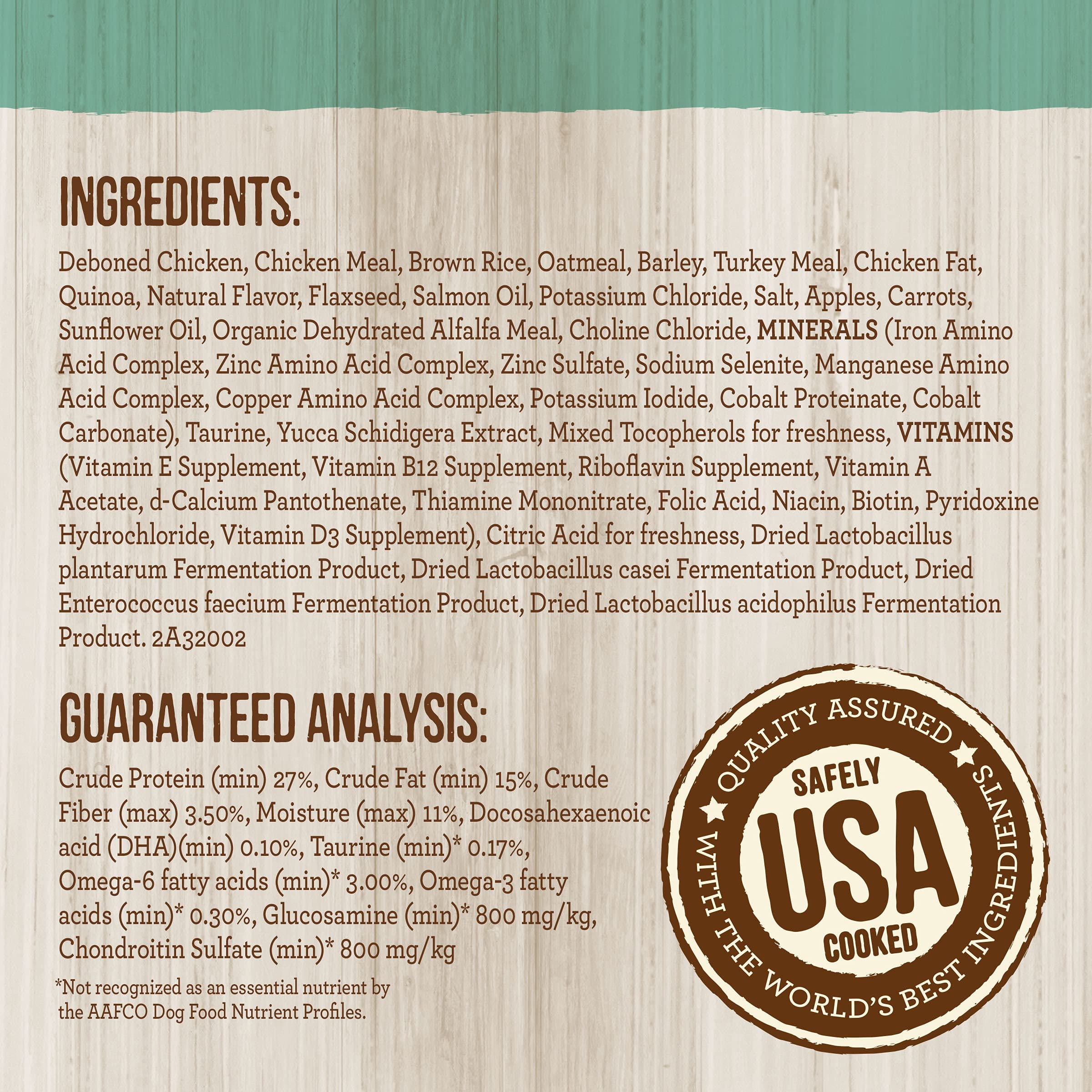 Merrick Healthy Grains Premium Dry Dog Food, Wholesome and Natural Dry Chicken Kibble, Senior Recipe - 4.0 lb. Bag