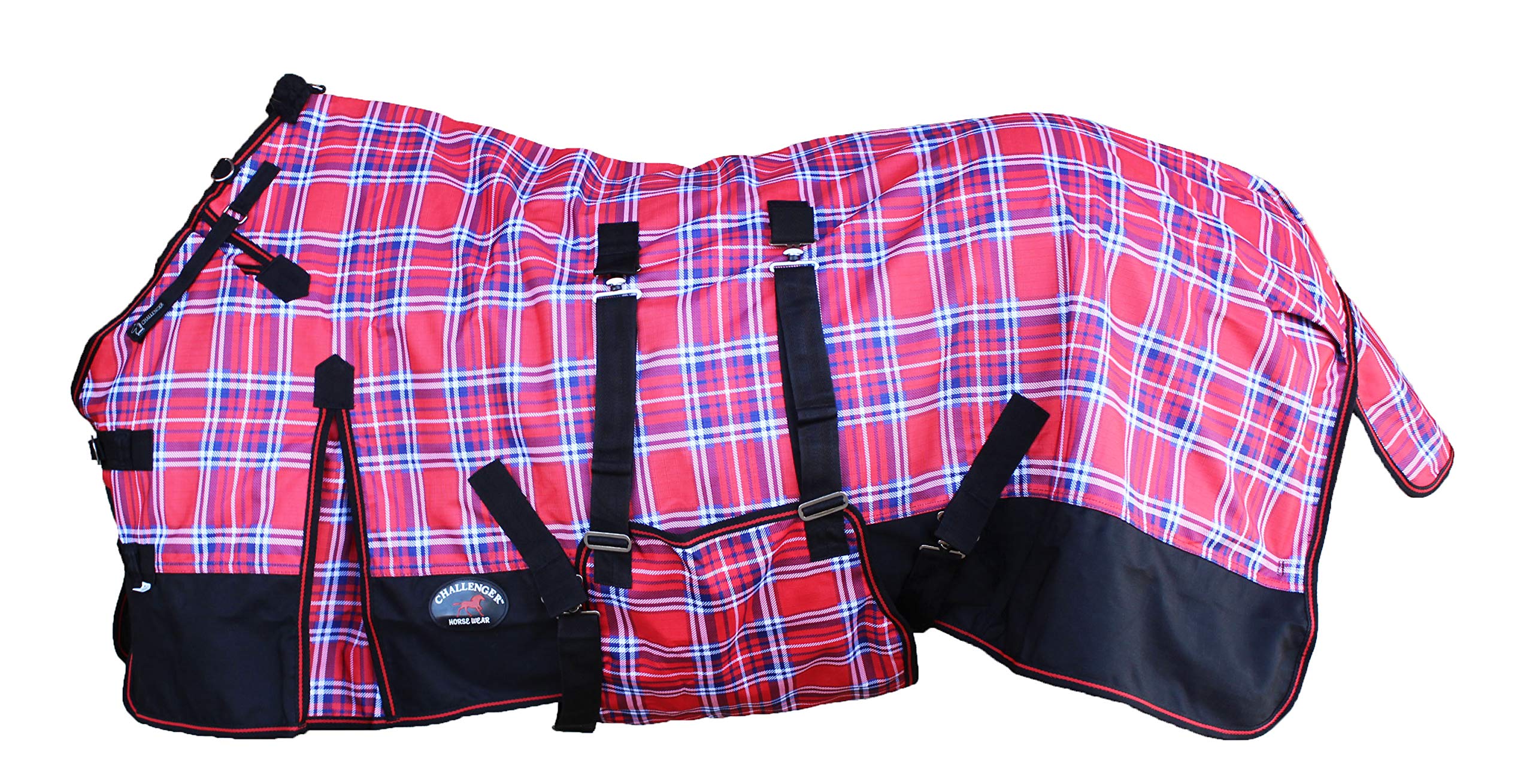 Challenger 64' 1200D Horse Turnout Waterproof Heavy Weight Winter Blanket Bellyband 588B