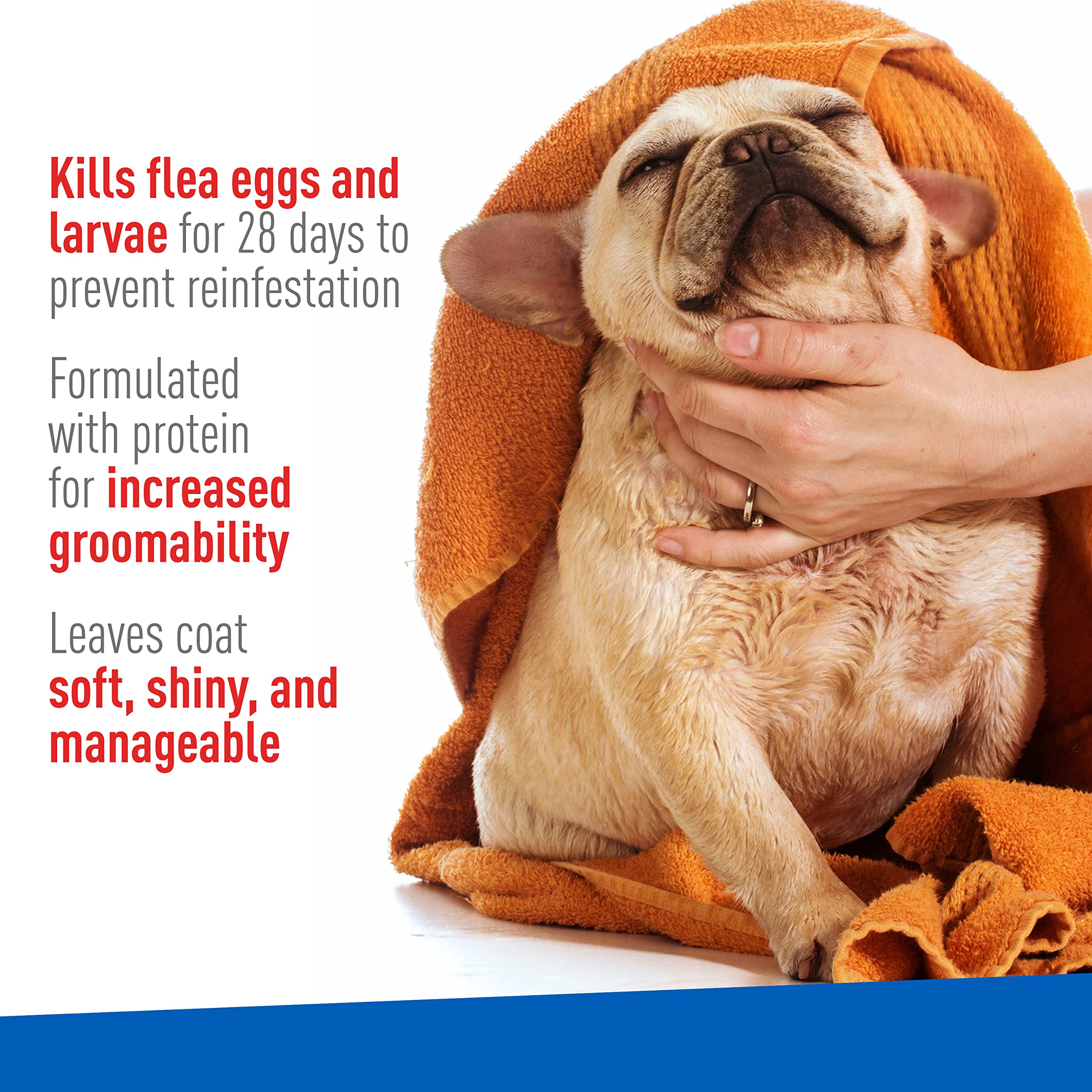 Adams Plus Flea & Tick Foaming Shampoo & Wash for Dogs & Puppies Over 12 Weeks | Sensitive Skin Flea Treatment for Dogs and Pupp
