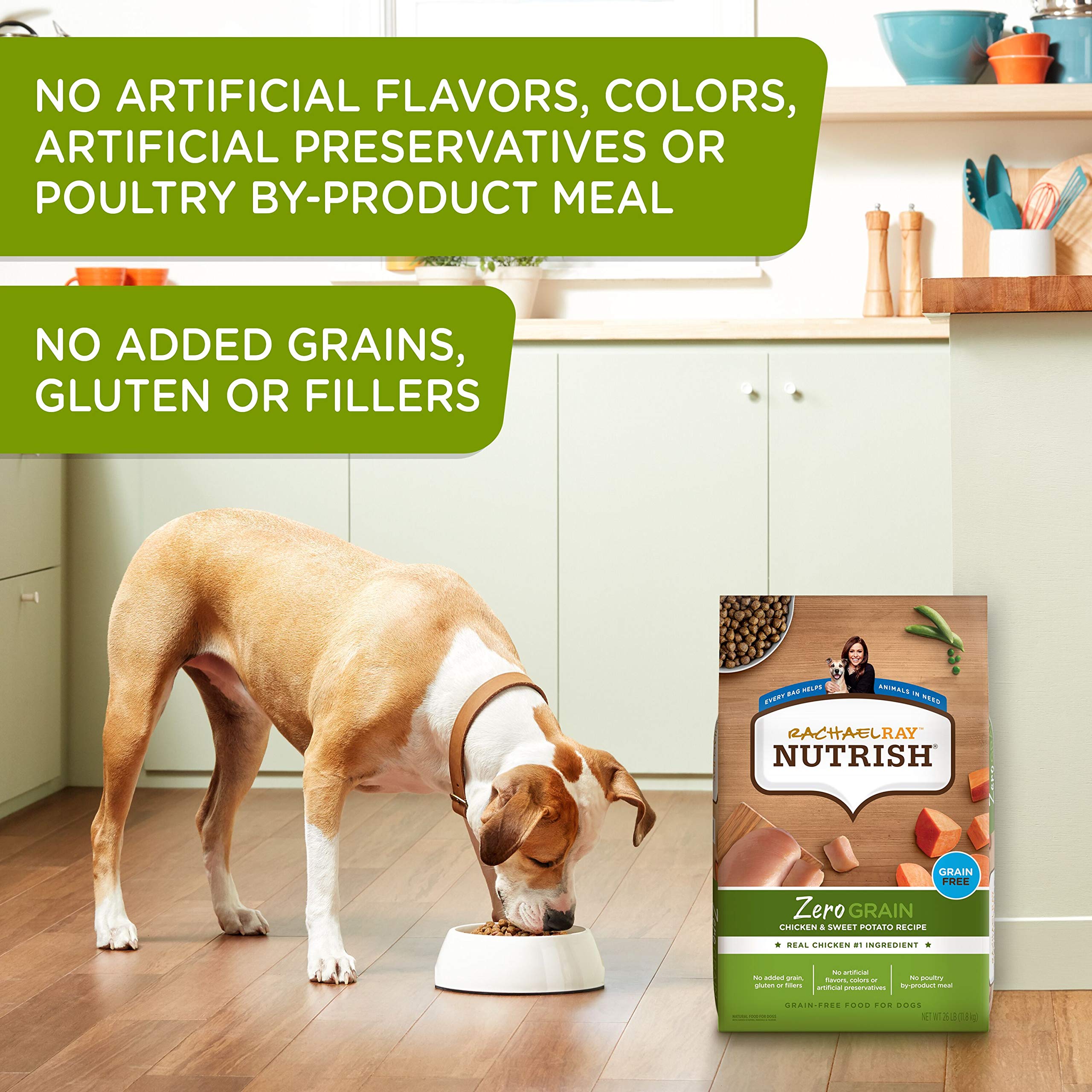 Nutrish Grain Free Chicken & Sweet Potato Recipe Dry Dog Food, 26 lb. Bag, Packaging May Vary (Rachael Ray)