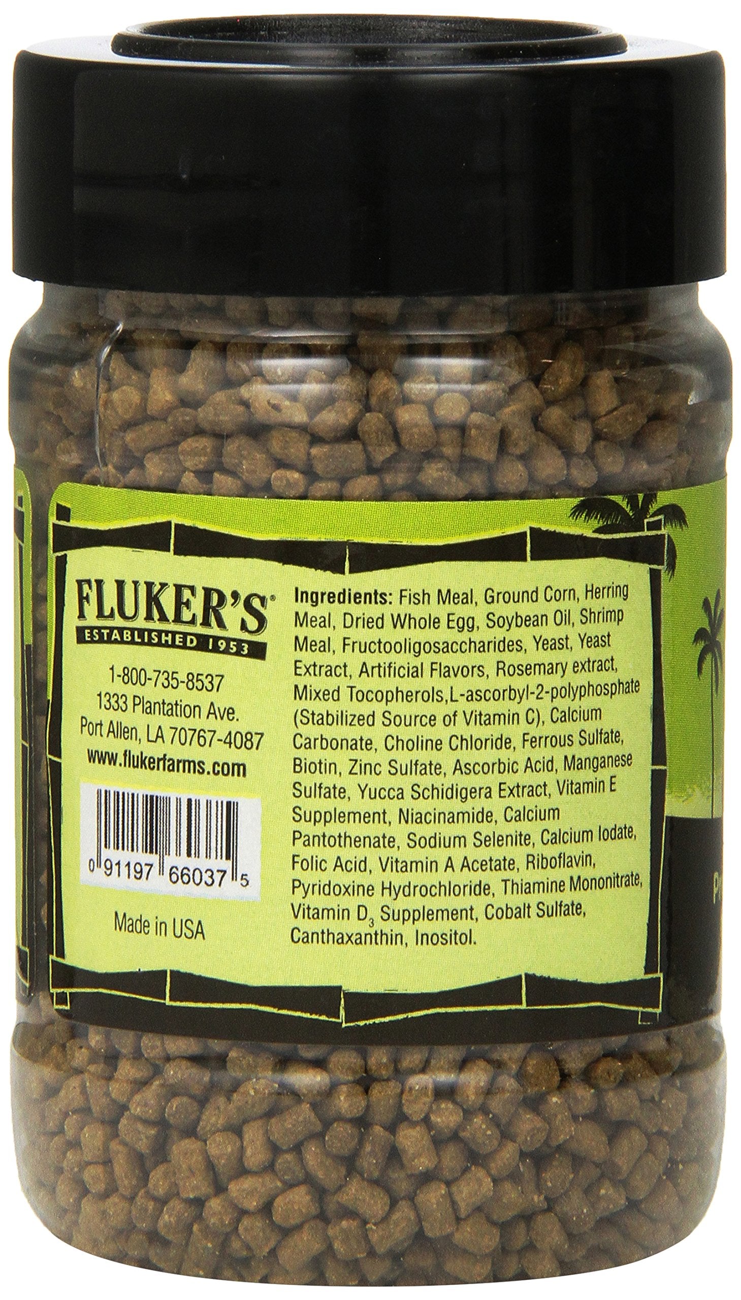 Flukers Premium Pellet Diet, Food for Hermit Crabs, 3 oz