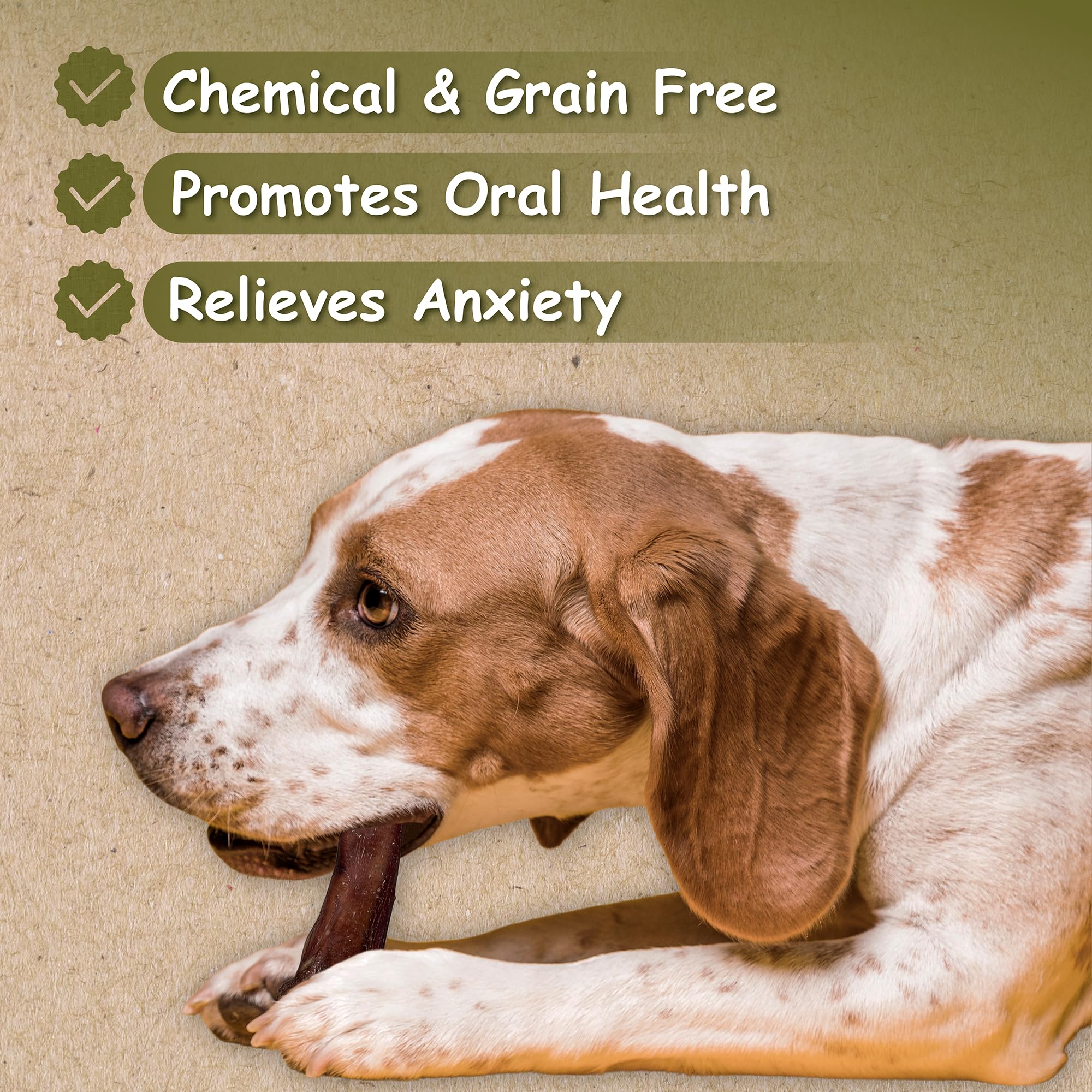 Top Dog Chews - Thick 12 Inch Bully Sticks, 100% Natural Beef, Free Range, Grass Fed, High Protein, Supports Dental Health & Eas