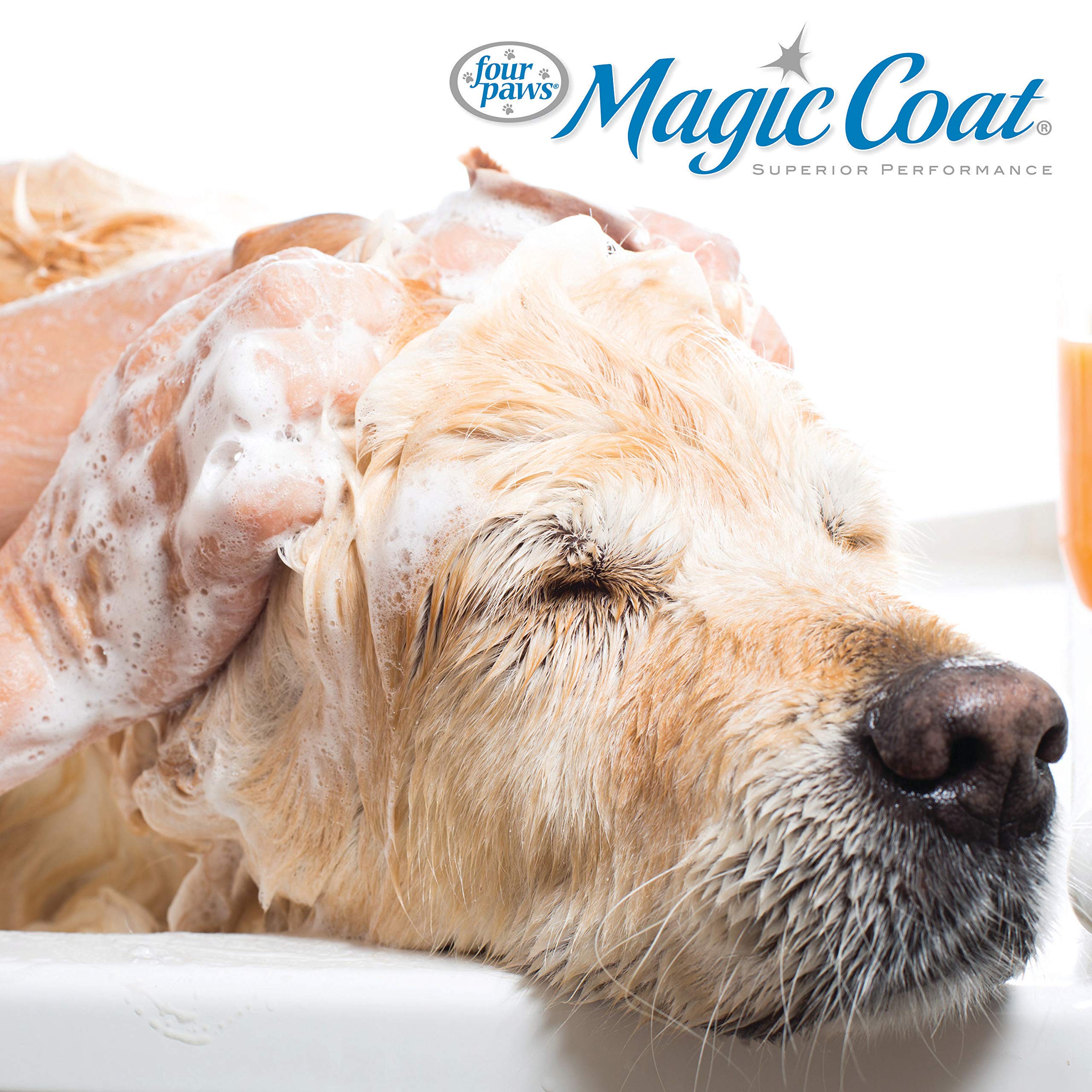 Four Paws Magic Coat Dog Shampoo, 16 oz, Plastic - Made in USA, Dog Grooming & Bathing Supplies