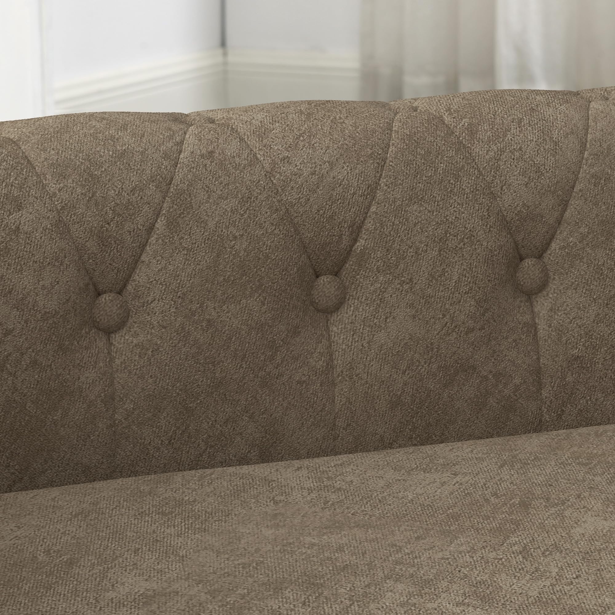 Myeypel 39'' Dog Couch For Large Dogs,Household Dog Sofa With Backrest And Armrests,Pet Couches With Comfortable Fabric Material