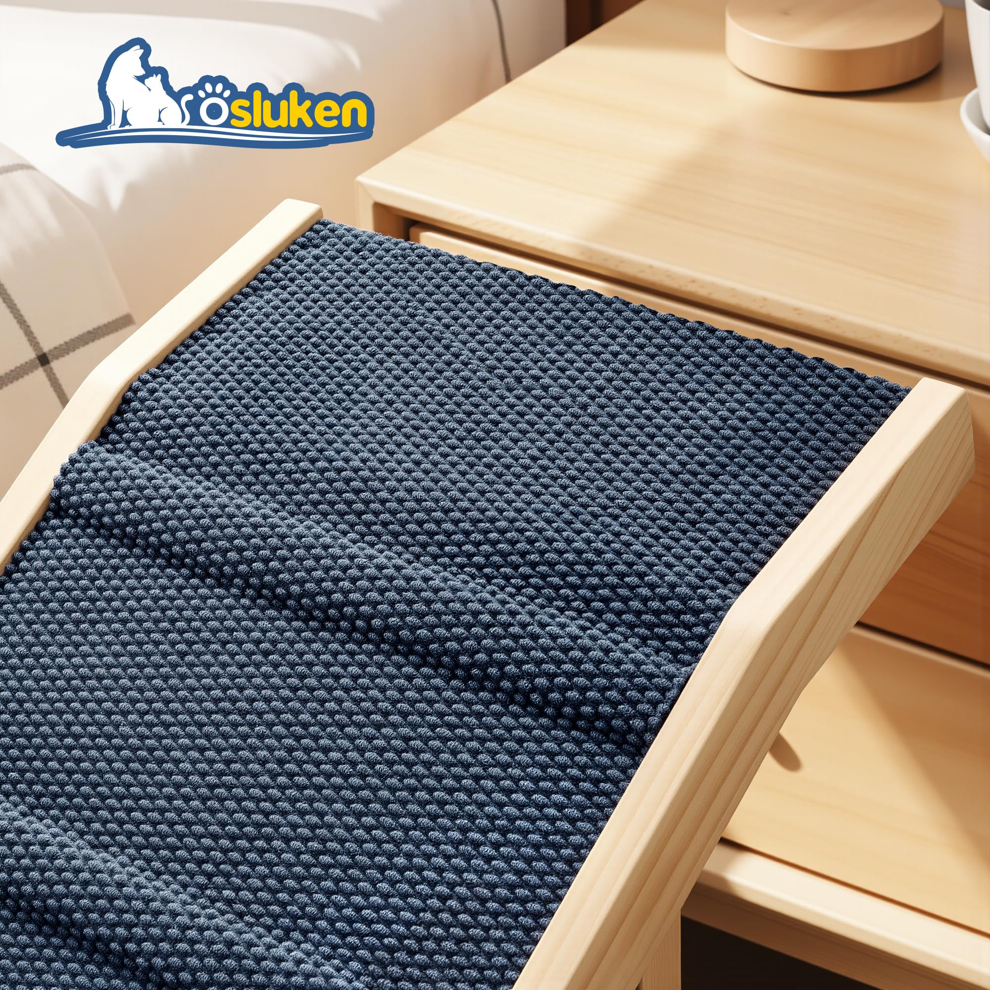 ???????? ???????????????? Dog Ramp For Bed, 63'' Long Foldable Pet Ramp For Small Large Dogs, Dog Ramps For High Beds Car, High