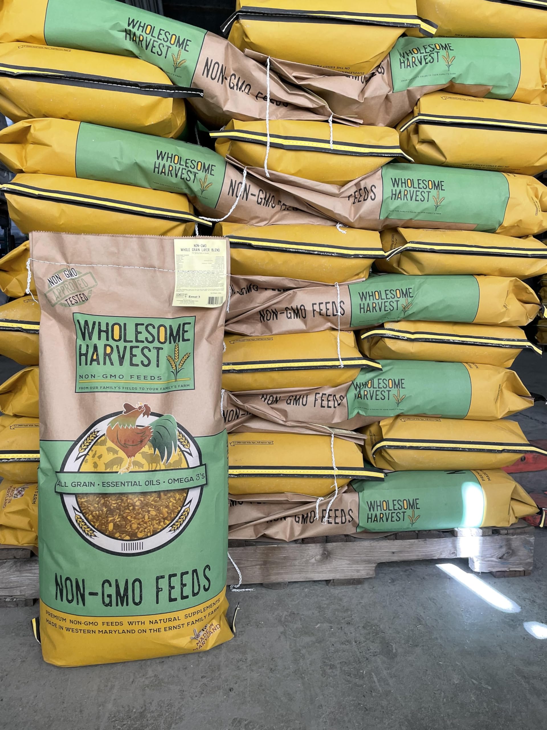 Wholesome Harvest Corn & Soy-Free Chick Starter Feed - Non-GMO, High-Protein 22%, 10 lb