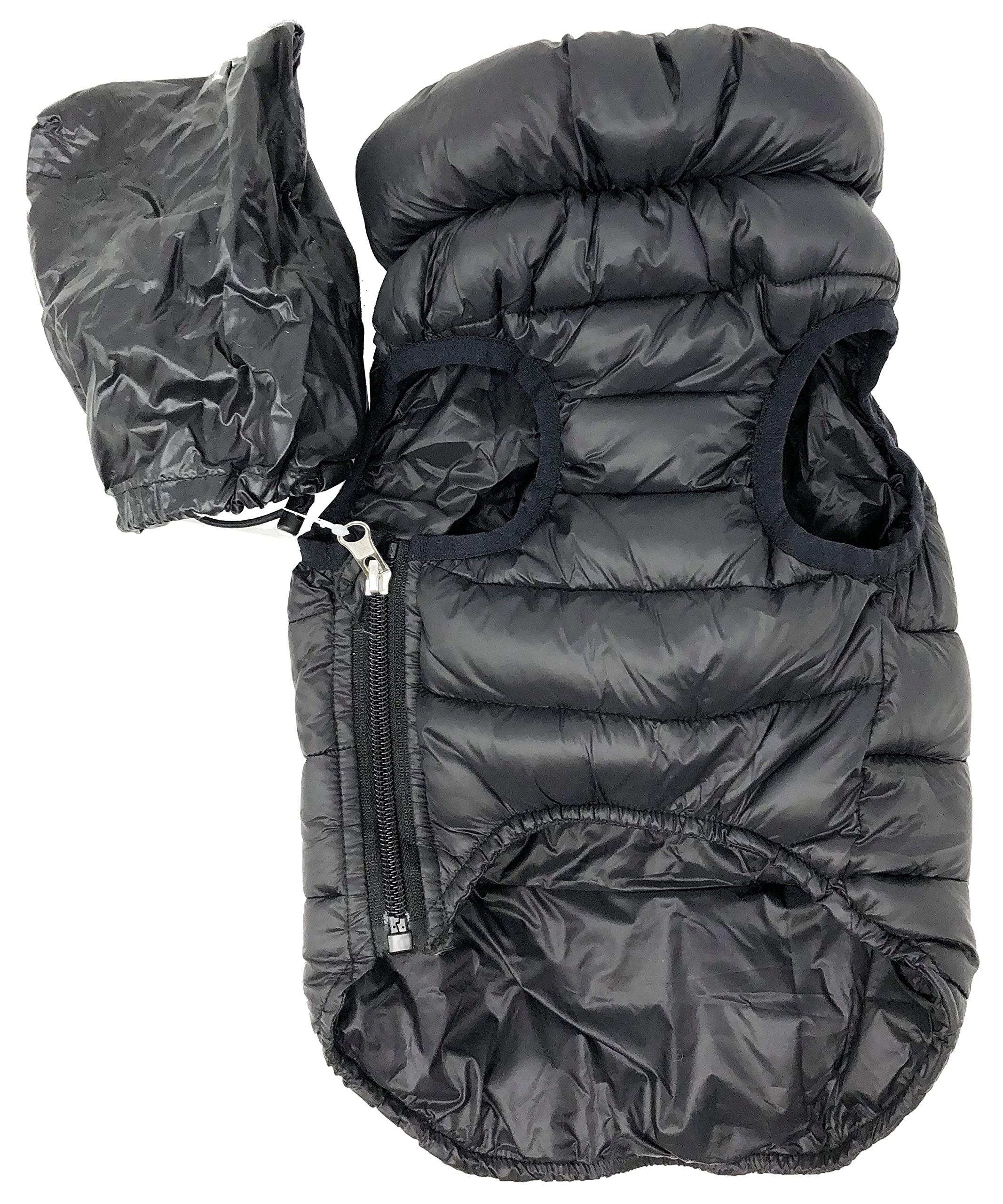Pet Life Pursuit Quilted Ultra-Plush Thermal Dog Jacket, Xs, Black