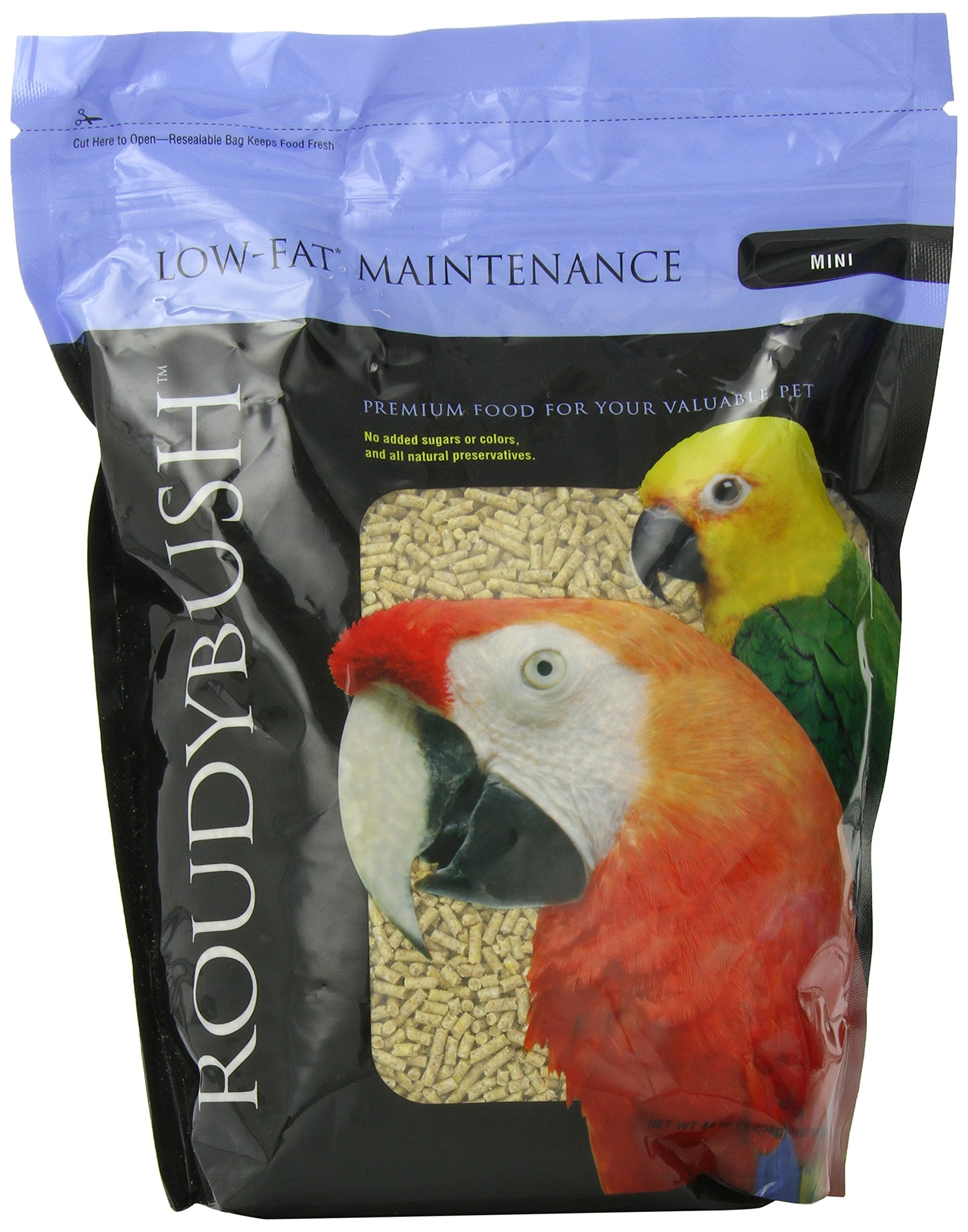 Roudybush Low Fat Bird Food, Mini, 44-Ounce