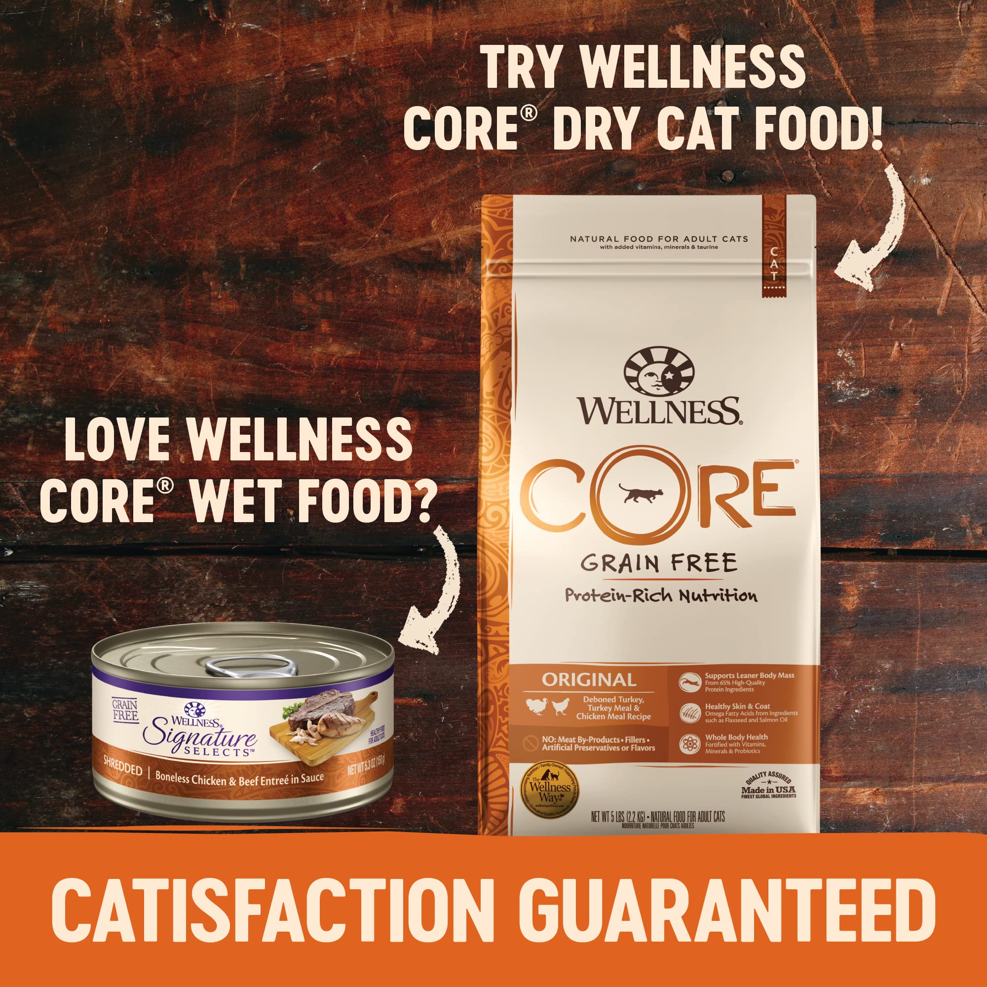 Wellness Pet Products Cat - Can - Turkey - Chicken - Signature Selects - Case of 12 - 2.8 oz (12x2.8 OZ)