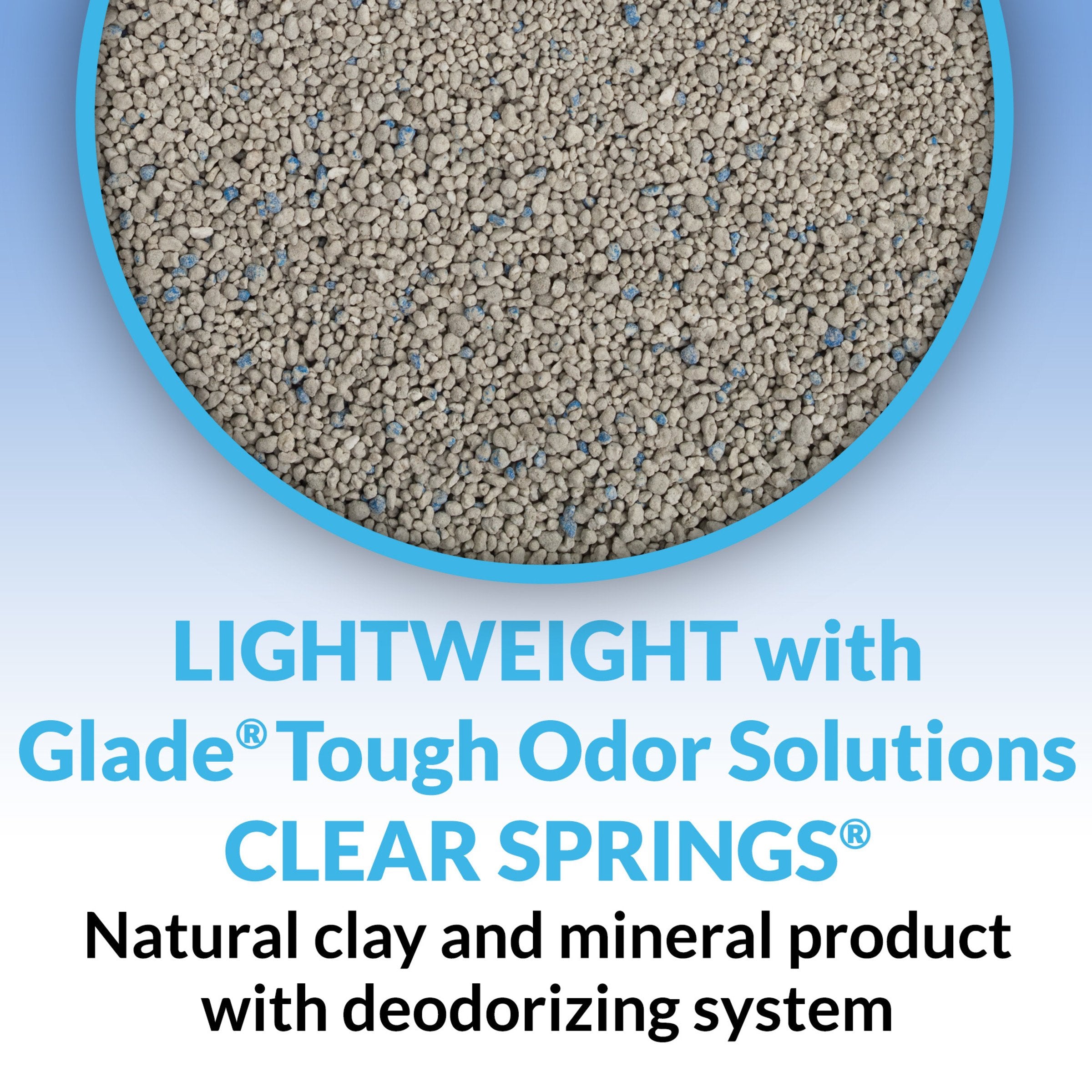 Tidy Cats Clumping Cat Litter, LightWeight Glade Clear Springs, 6 lb Jug
