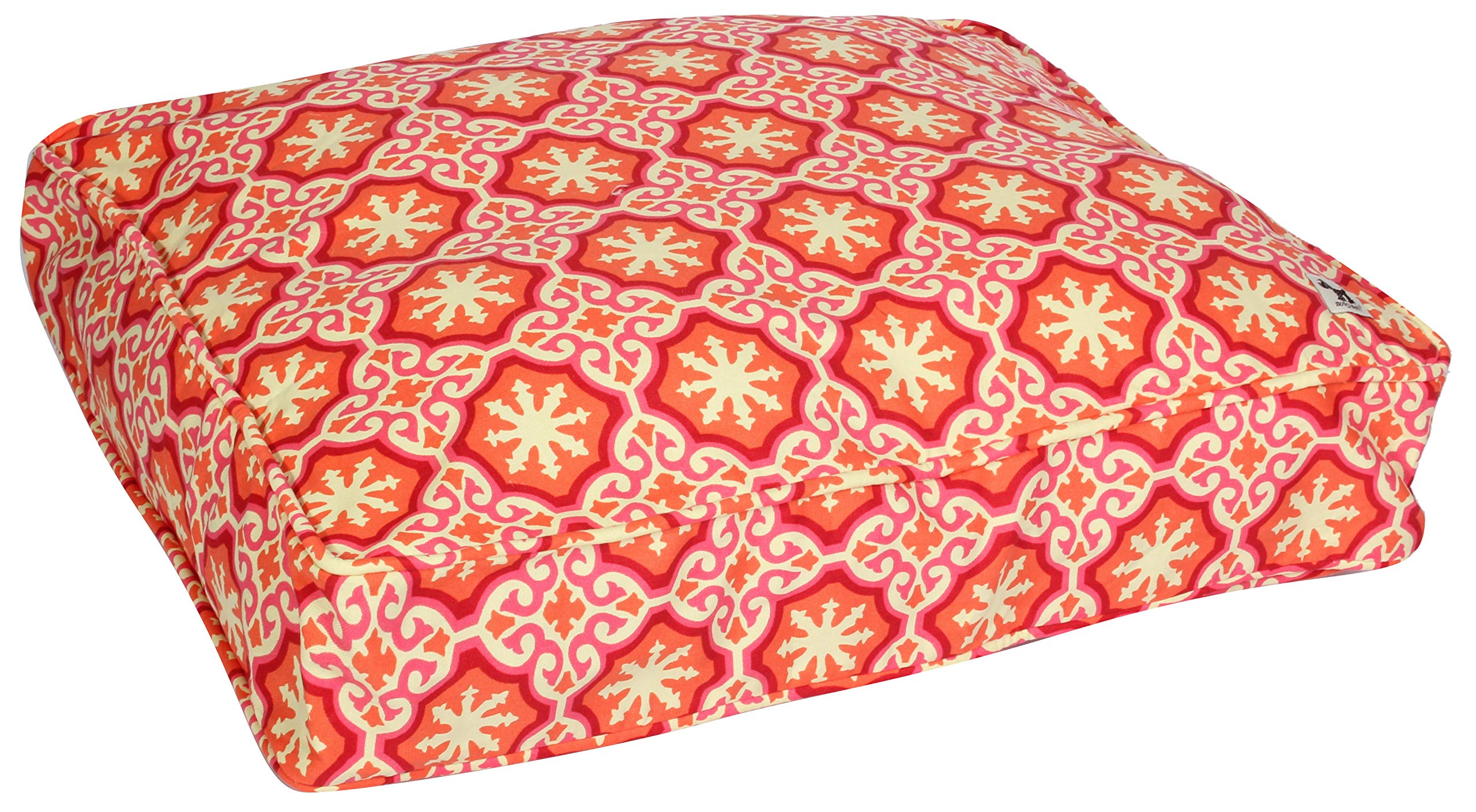 Molly Mutt Huge Dog Bed Cover - Papillon Print - Measures 36”X45”X5’’ - 100% Cotton - Durable - Breathable - Sustainable - Machine Washable Dog Bed Cover