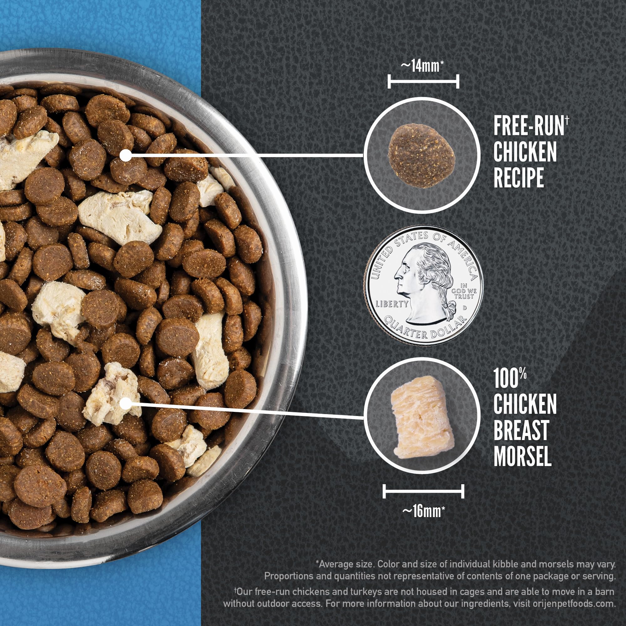 ORIJEN Wild Reserve Dry Dog Food, Free-Run Chicken Recipe, 20lb Bag