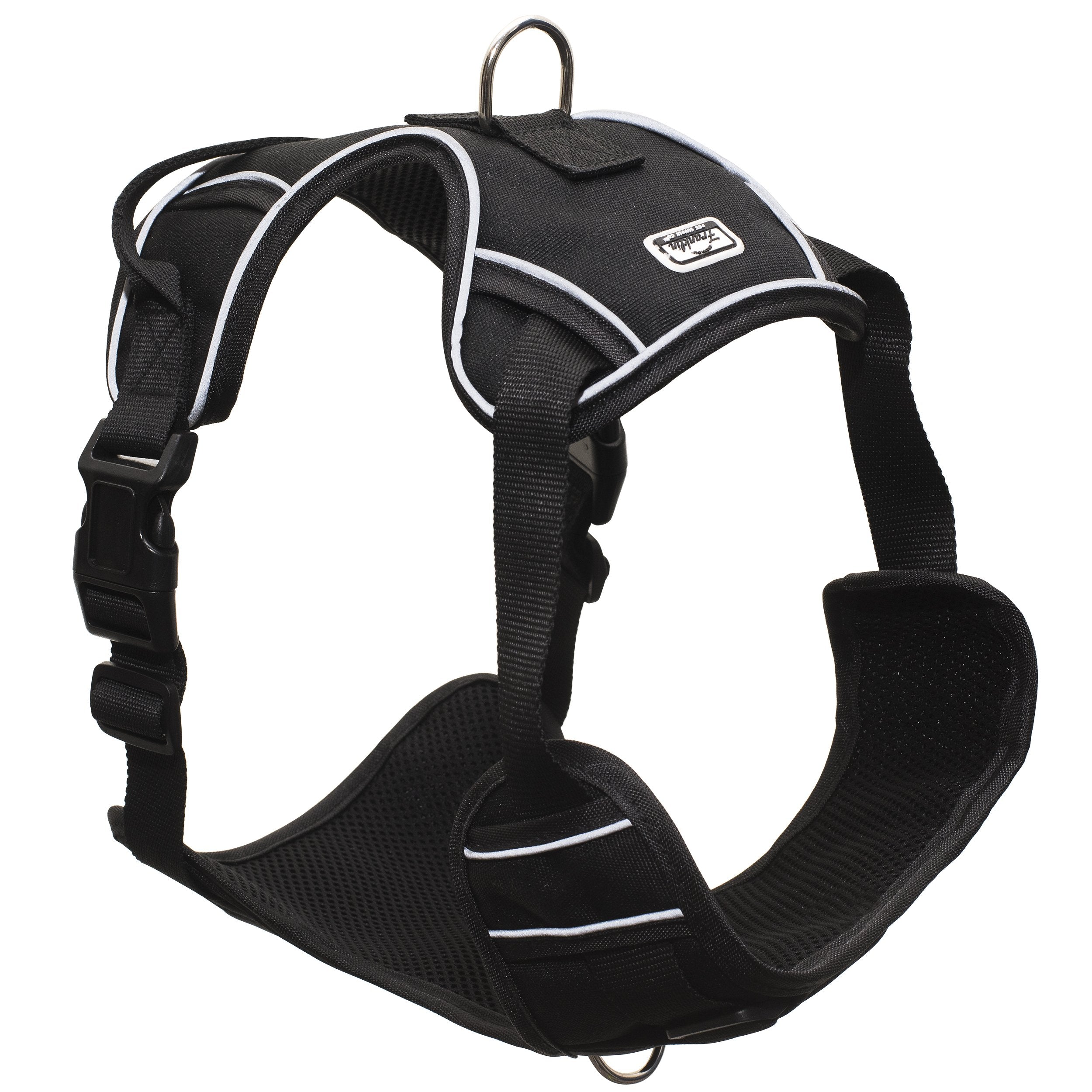 Franklin Sports Pet Supply Reflective Dog Harness - Dog Training Dog Walking - Air-Mesh Comfort - Fit - Training Harness - Mediu