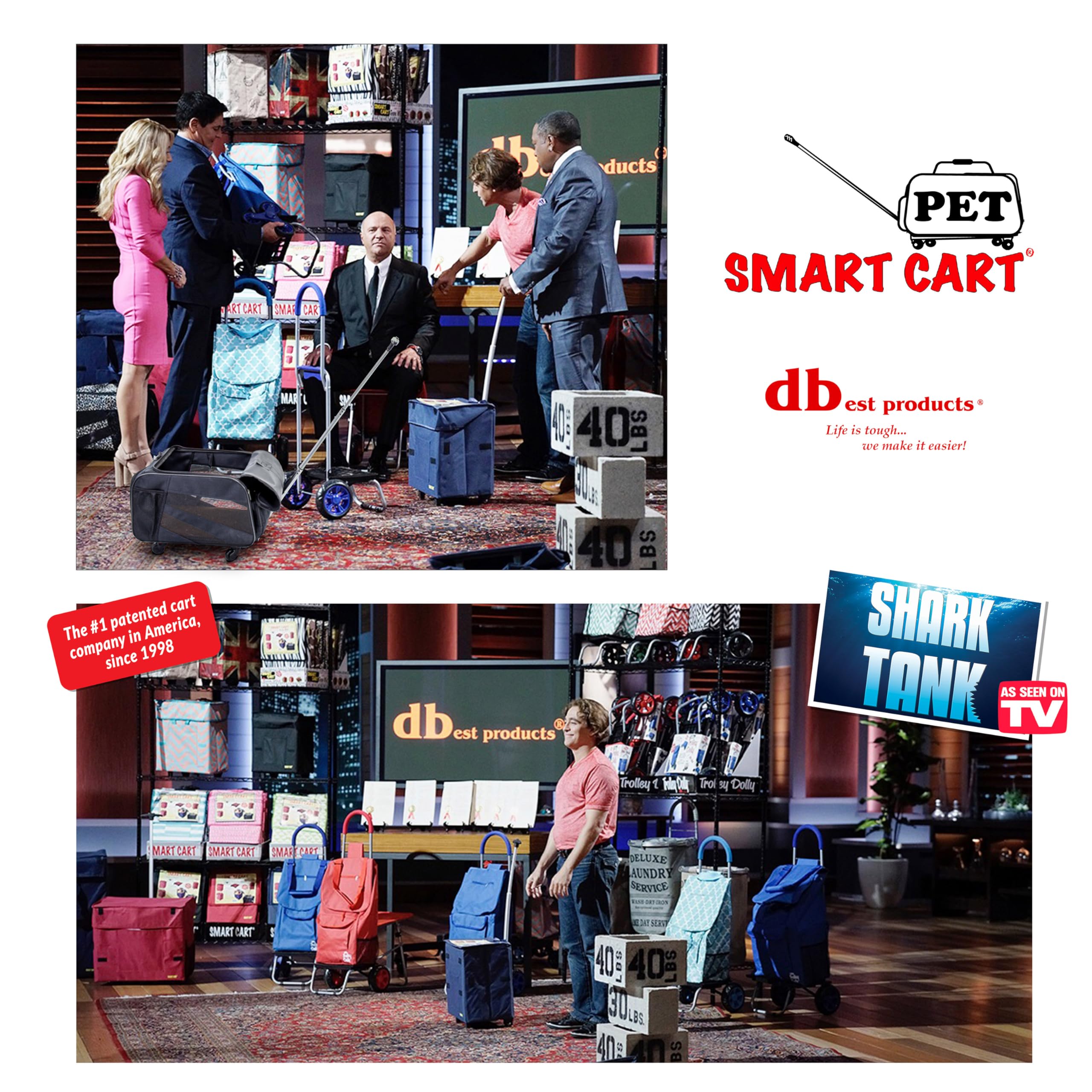 Pet Smart Cart- Black Medium