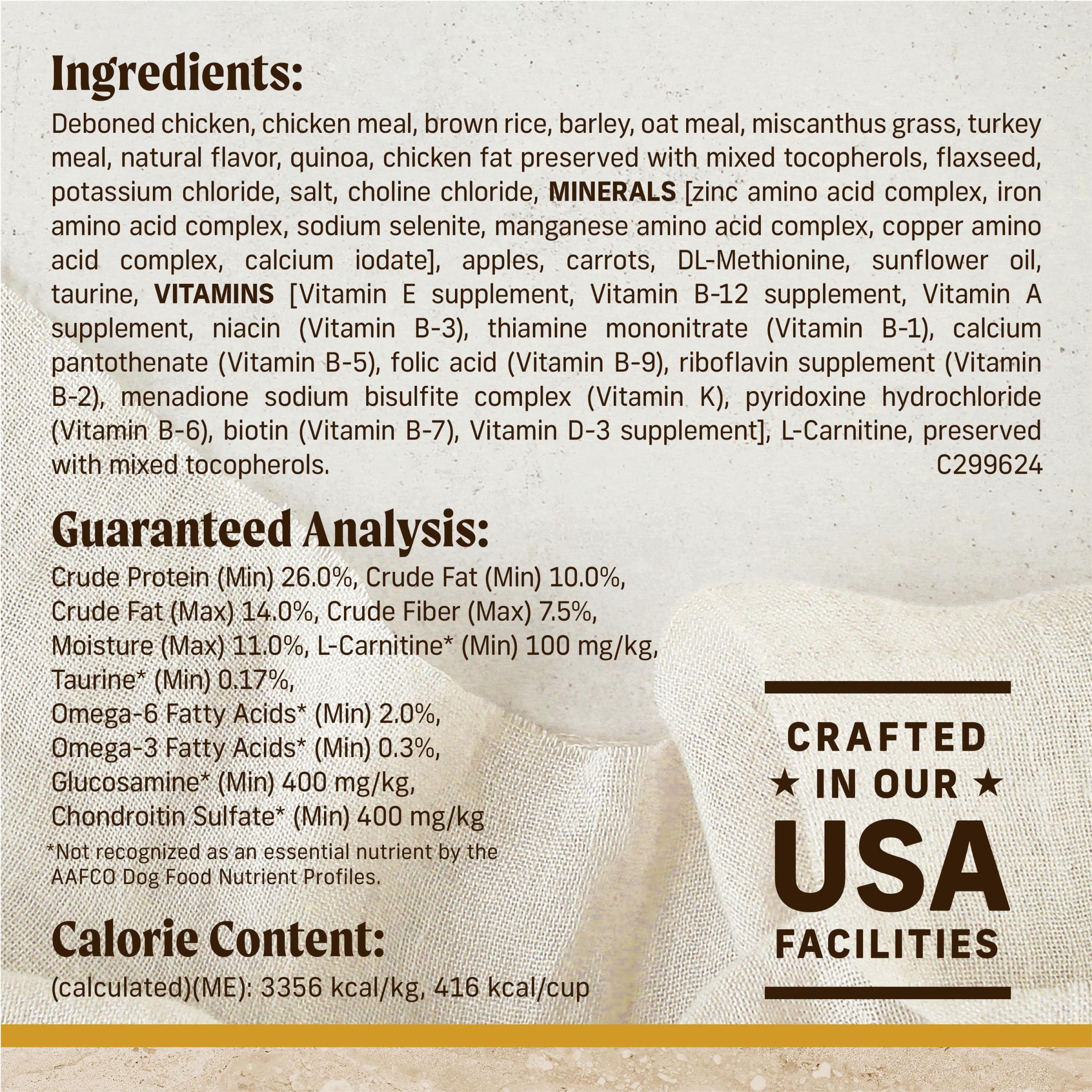 Merrick Healthy Grains Premium Adult Dry Dog Food, Wholesome and Natural Kibble, Healthy Weight Recipe - 4.0 lb. Bag