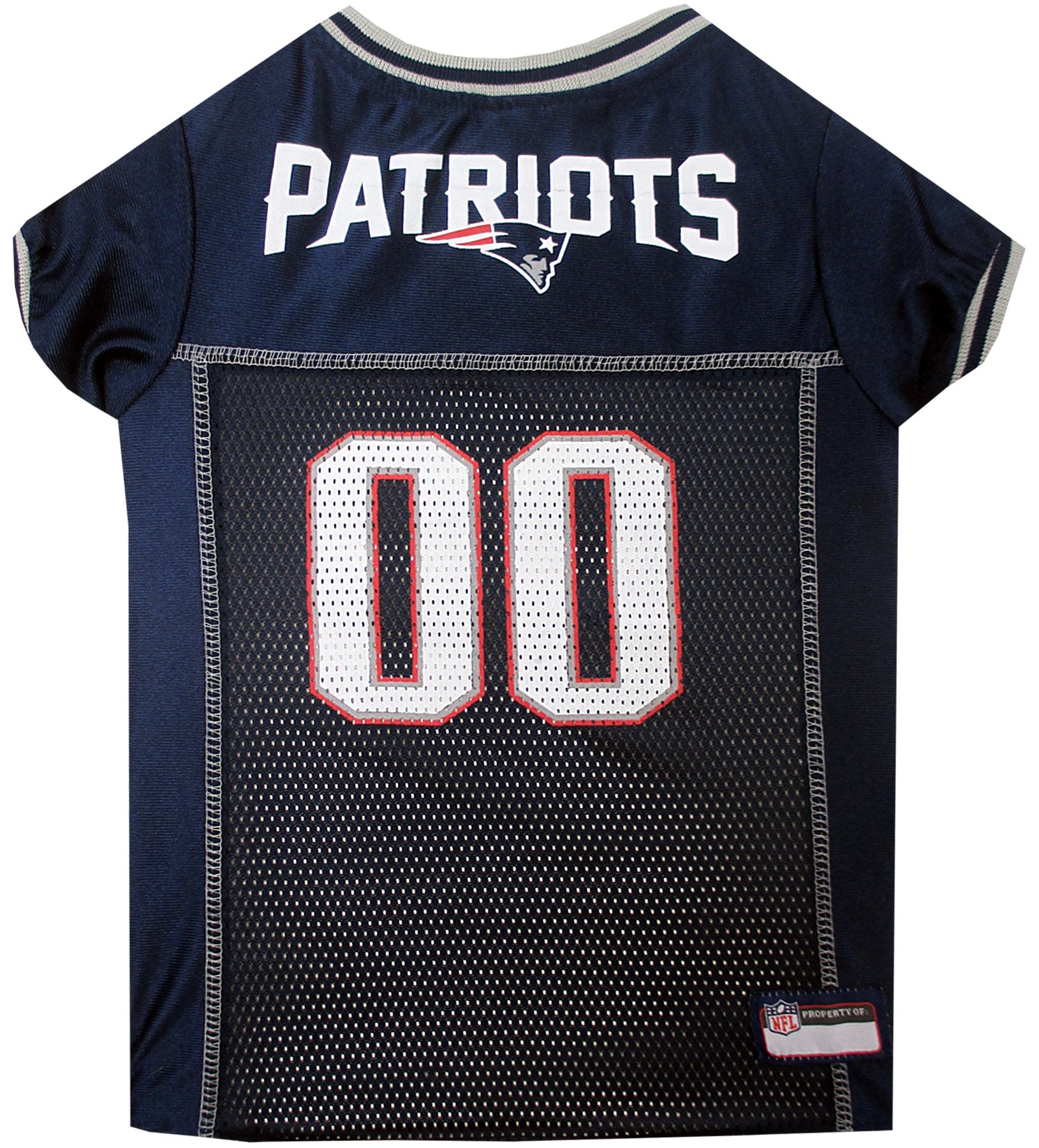 Pets First NFL New England Patriots Dog Jersey, XXX-Large, Officially Licensed