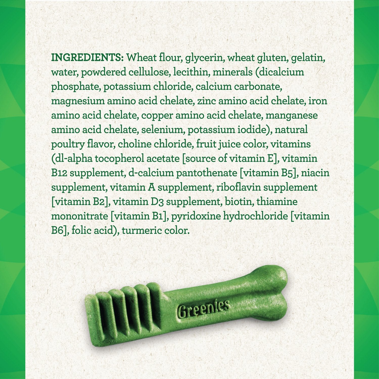 Greenies Original Teenie Dental Dog Treats, (4) 65 ct Packs (260 Treats)