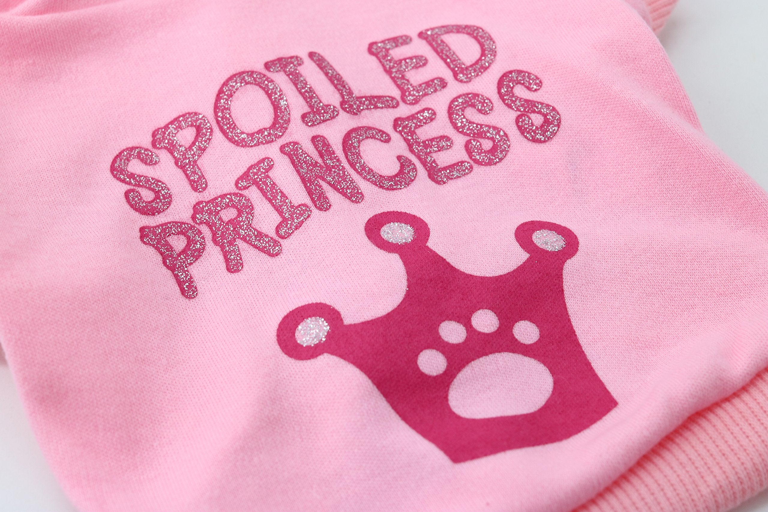 Droolingdog Girl Dog Shirts Girls Dog Clothes Puppy Hoodie Pet T Shirt For Small Dogs, Medium