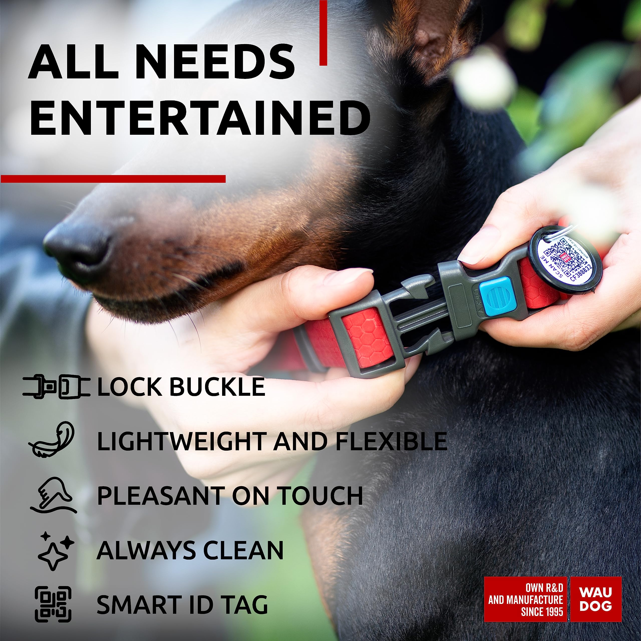 Waterproof Dog Collar - Adjustable Dog Collar For Large Dogs, Small And Medium Dogs - Breakaway Dog Collar Waterproof With Plast