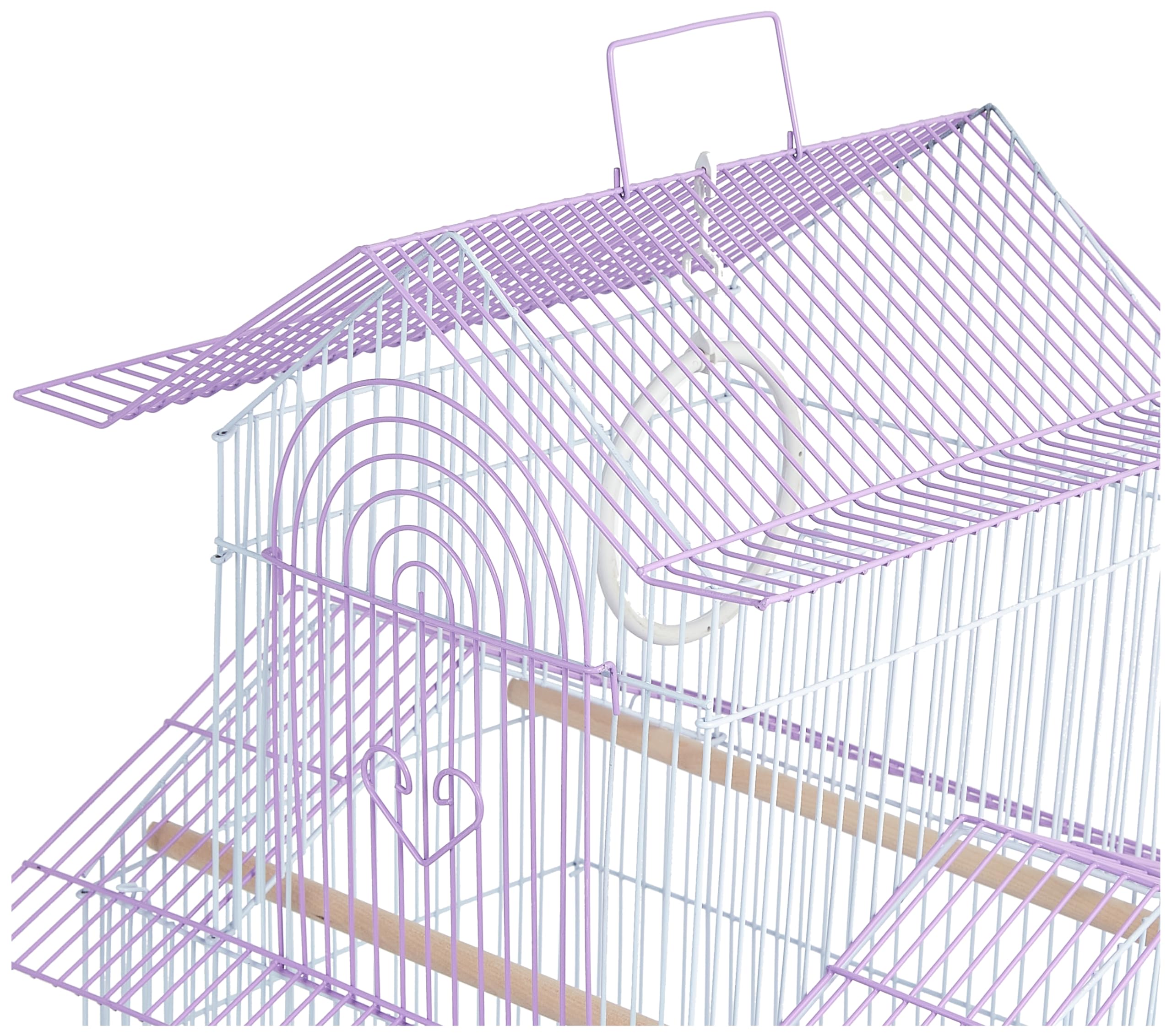Prevue Hendryx SP1720-3 Shanghai Parakeet Cage, Lilac and White