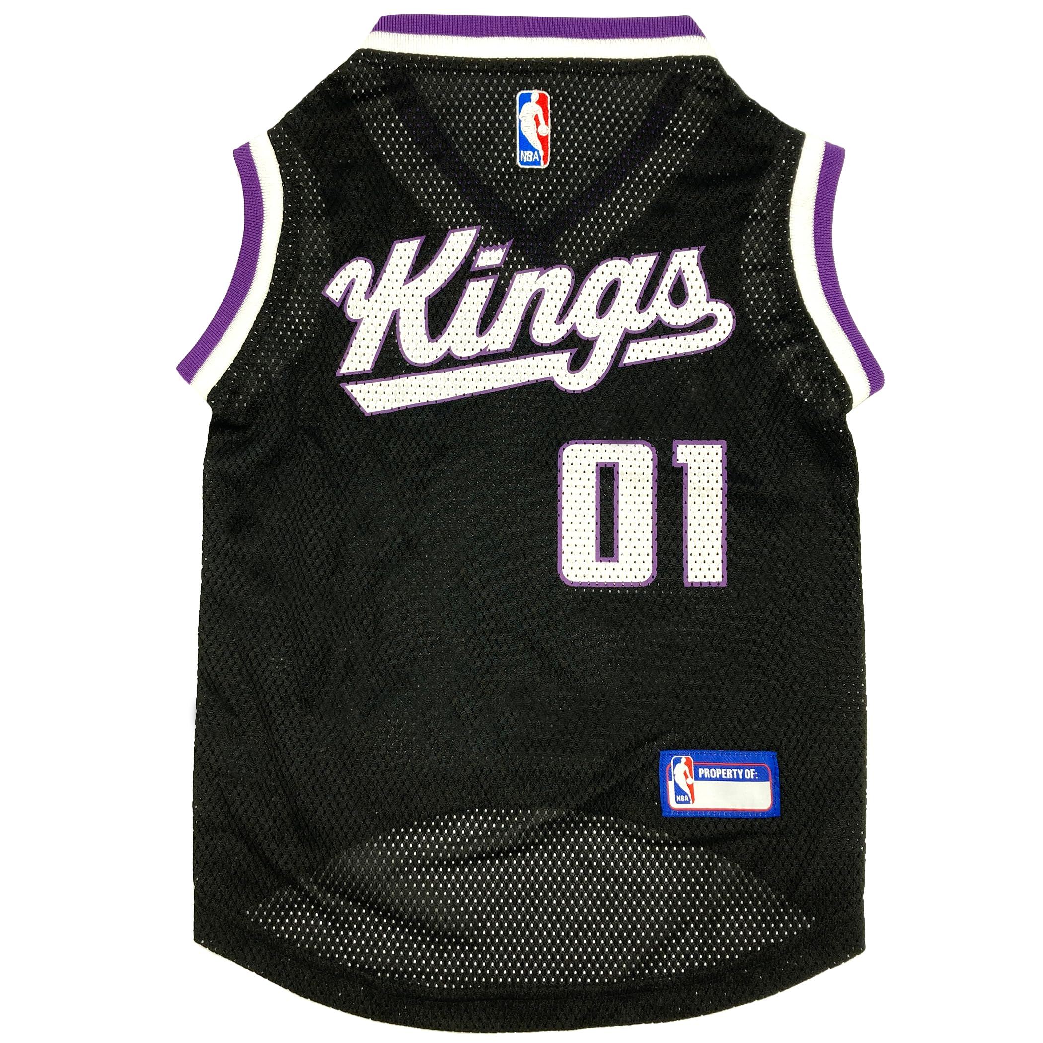Pets First NBA Sacramento Kings Dog Jersey, X-Large - Tank Top Basketball Pet Jersey