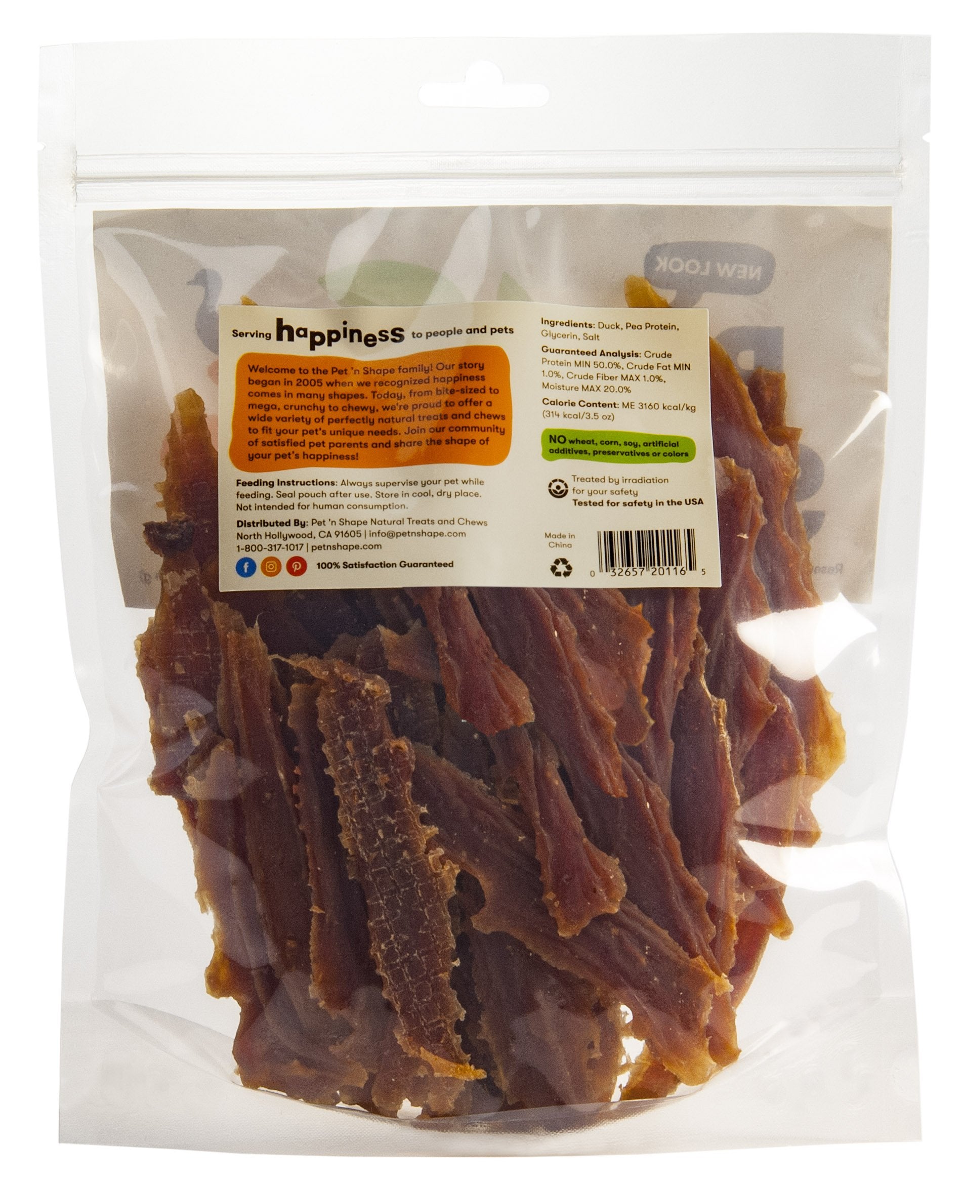 Pet n Shape Duck Breast Jerky Dog Treats - 16 Ounce
