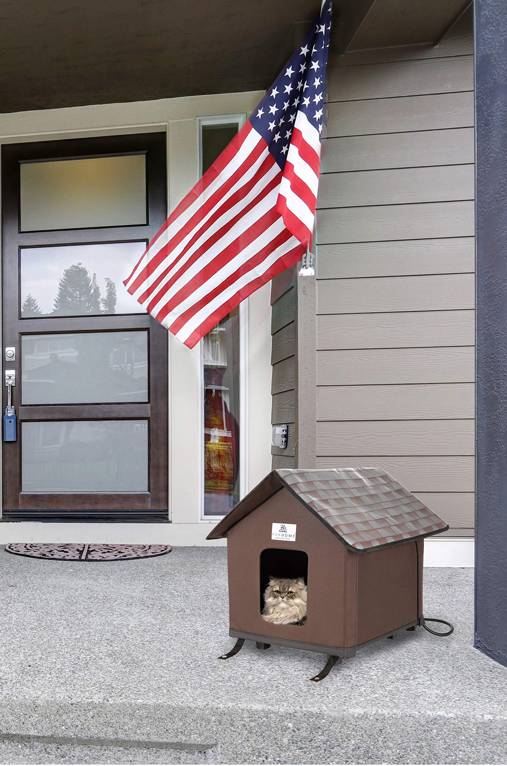 Heated Cat House For Outside - Cat Houses For Outdoor Cats - Heated Cat House - Outdoor Cat House Weatherproof - Outdoor Cat House - Cat Houses For Indoor Cats