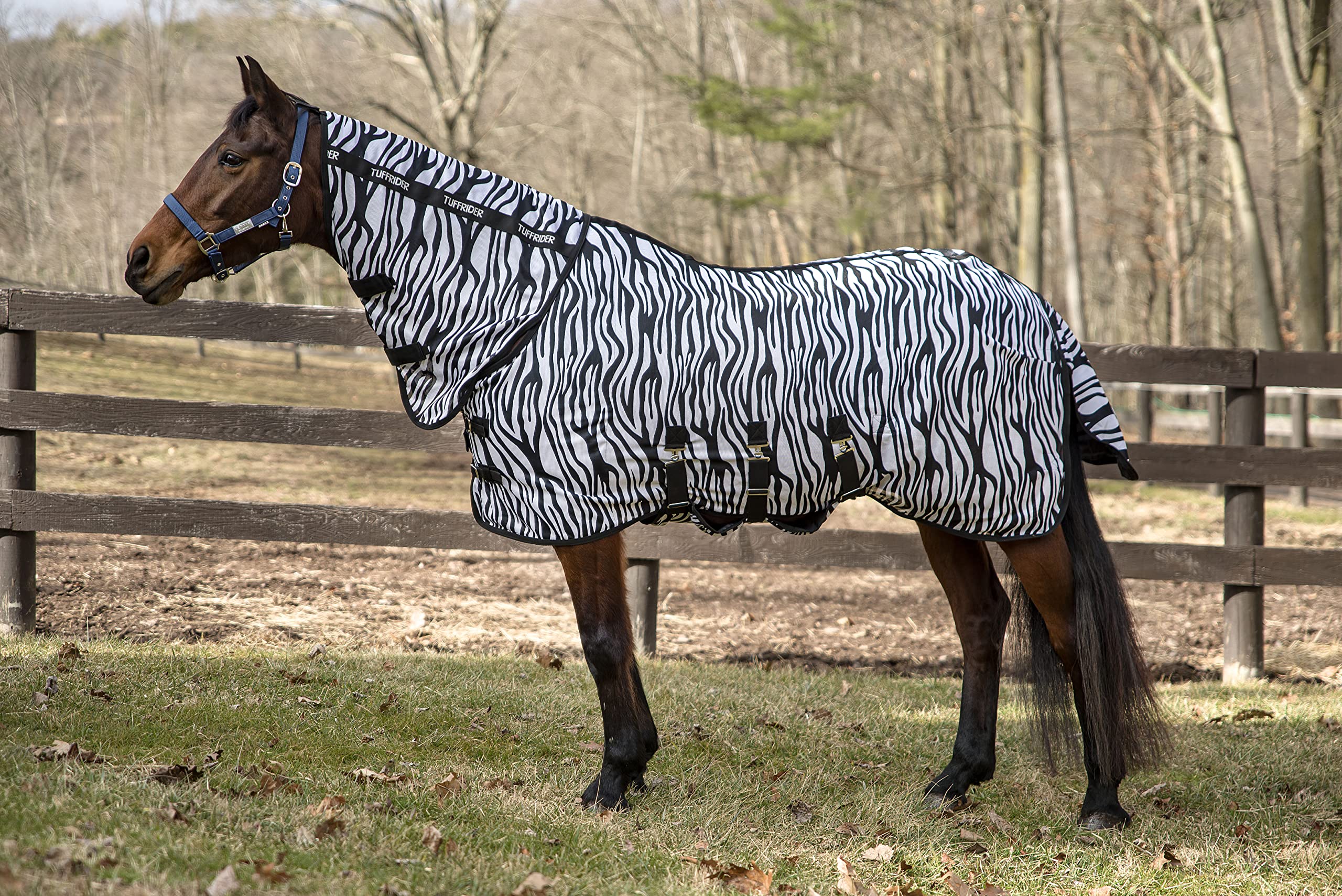 Tuffrider Comfy Plus Combo Fly Sheet 84 Zebra