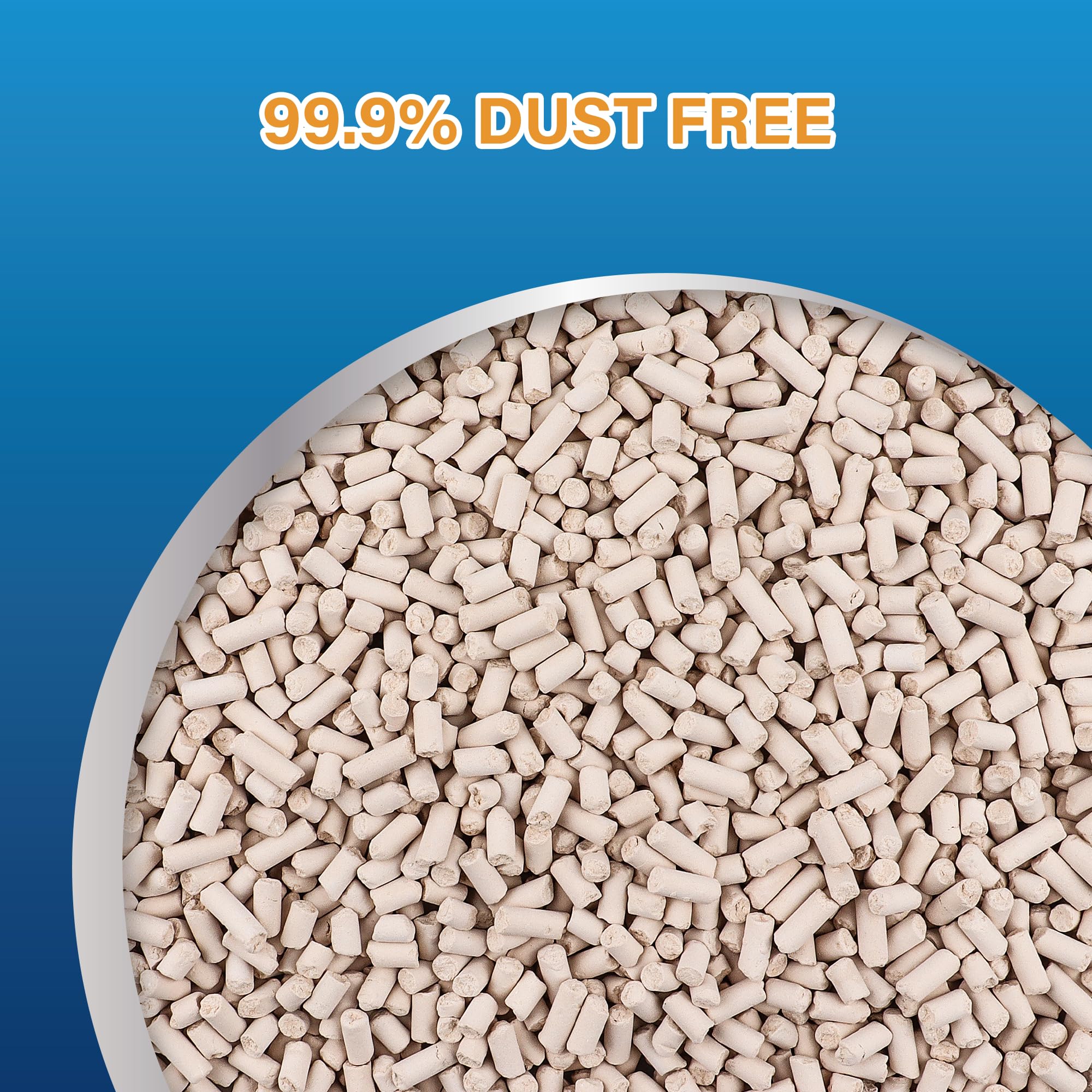 All-Absorb Cat Litter Pellets, Zeolite, Long-Lasting Odor Control, 14 Lbs, Light Yellow, Non-Clumping, Model A13