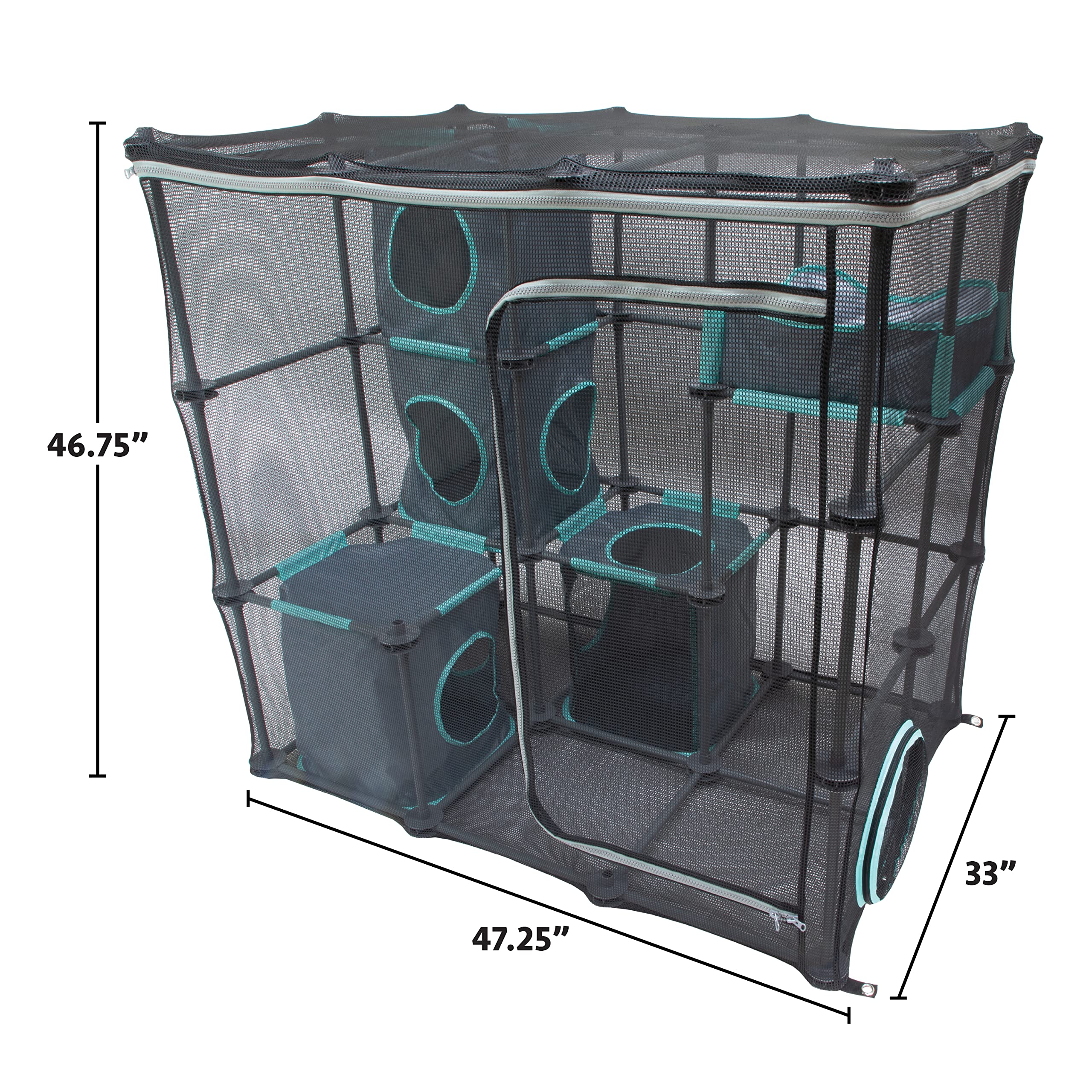 Kitty City Outdoor Catio Furniture And Play Kits For Cats, Outdoor Mega Kit