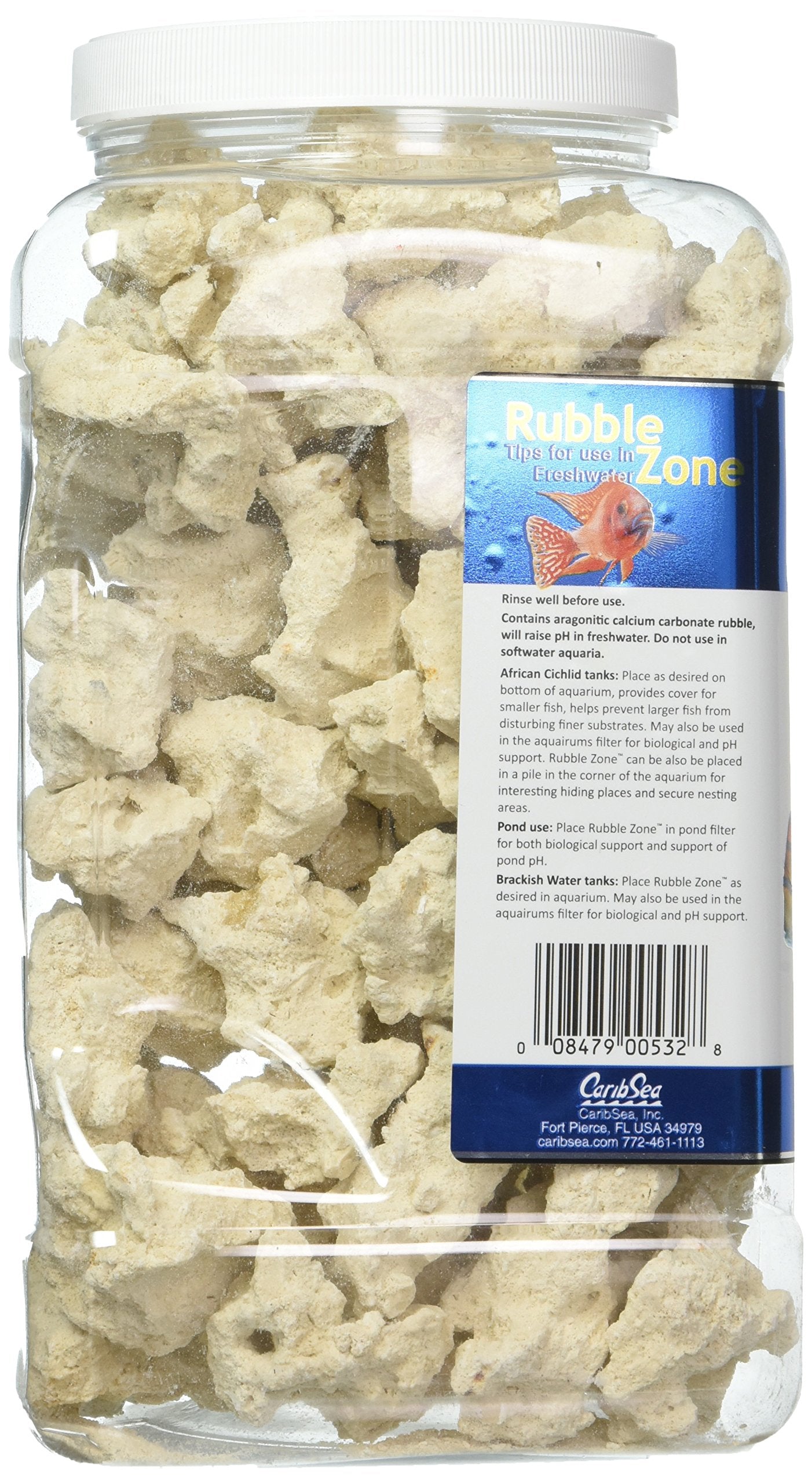CaribSea Aquatics Rubble Zone, 6 lb/1 Gallon, tan